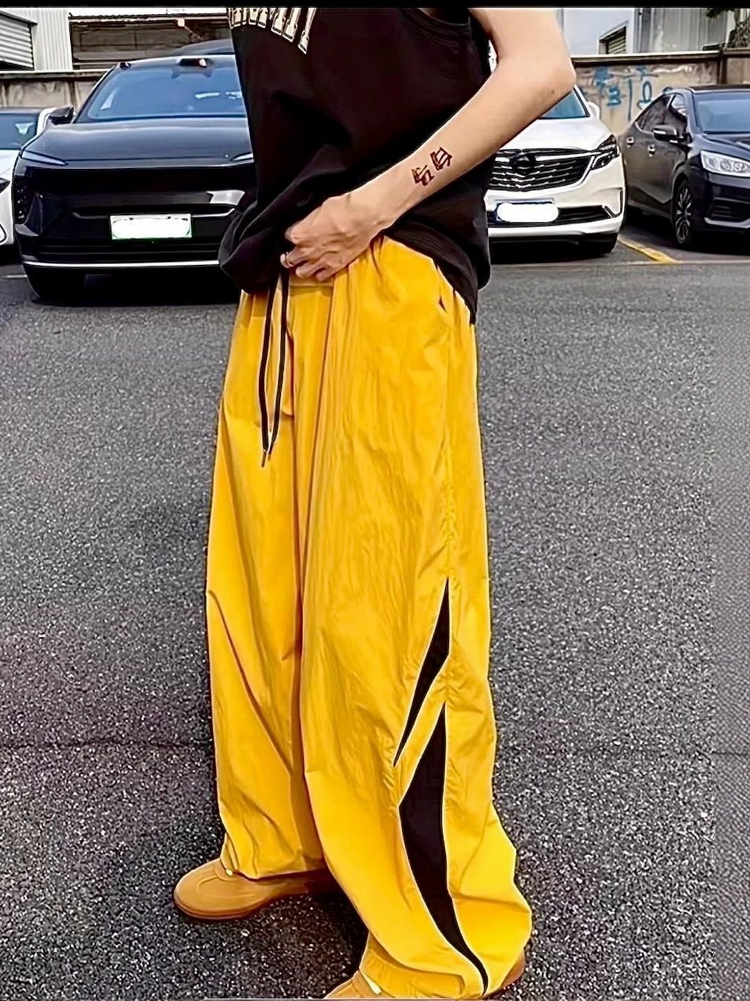 LRIPSOME Men Relaxed Fit Colourblocked Training Track Pants-picture-10