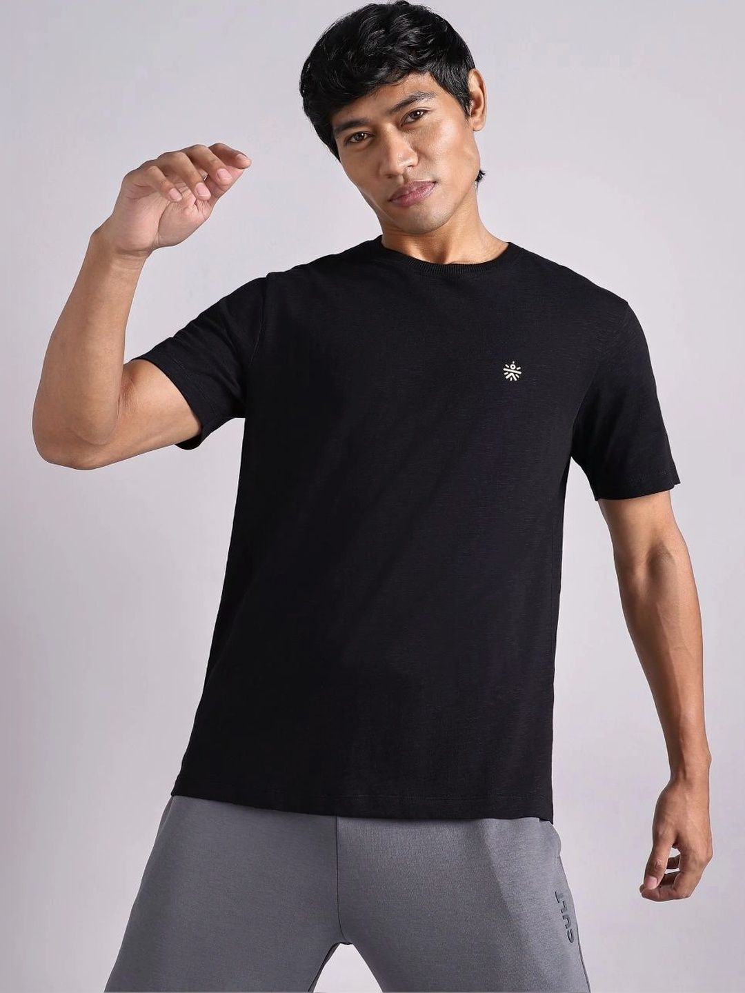 CULT Men Brand Logo Printed Bio Finish T-shirt-picture-22