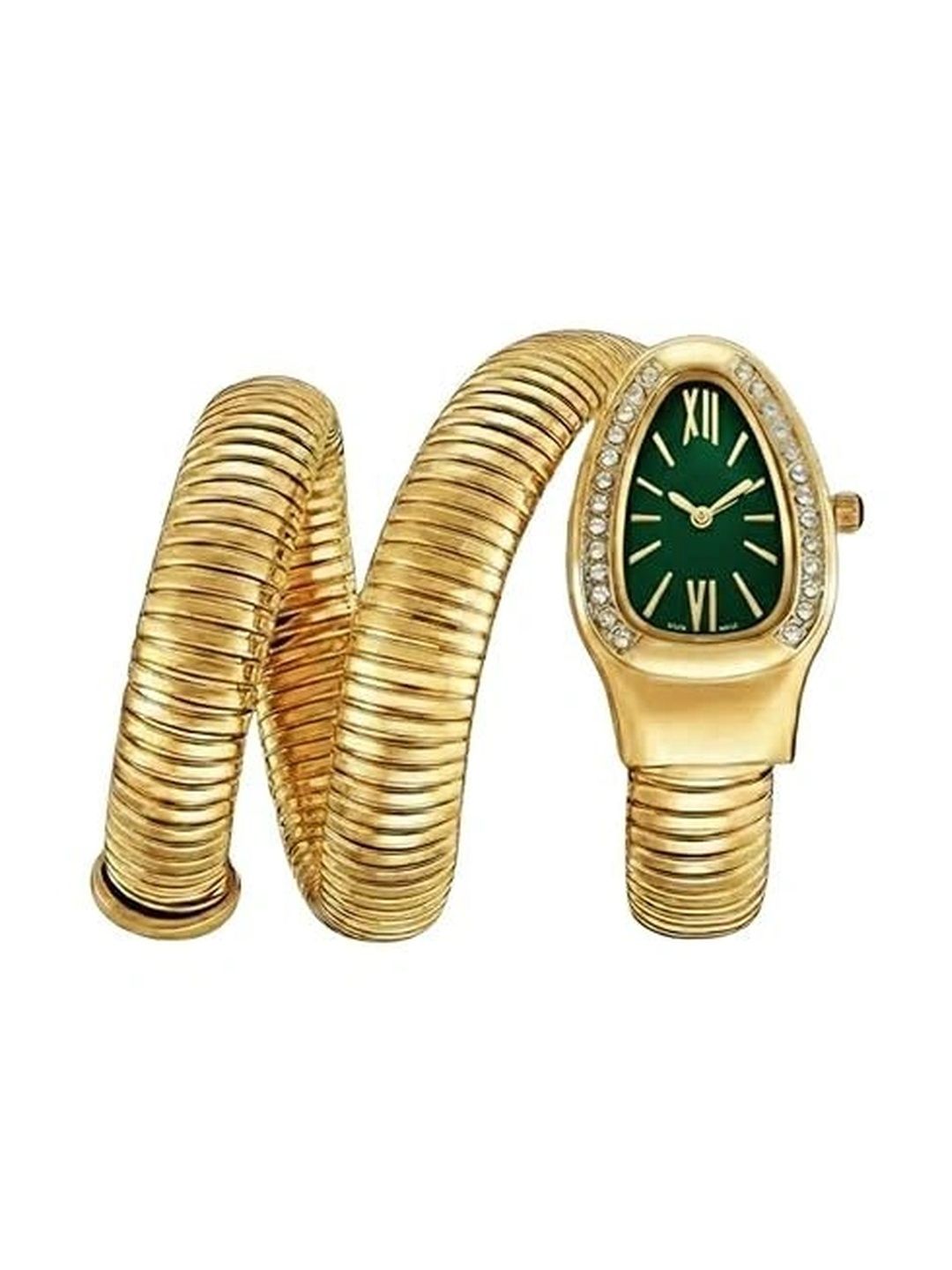 CLEO BE BOLD BE YOU Women Embellished Dial & Stainless Steel Wrap Around Straps Analogue Date Aperture Watch-image-45