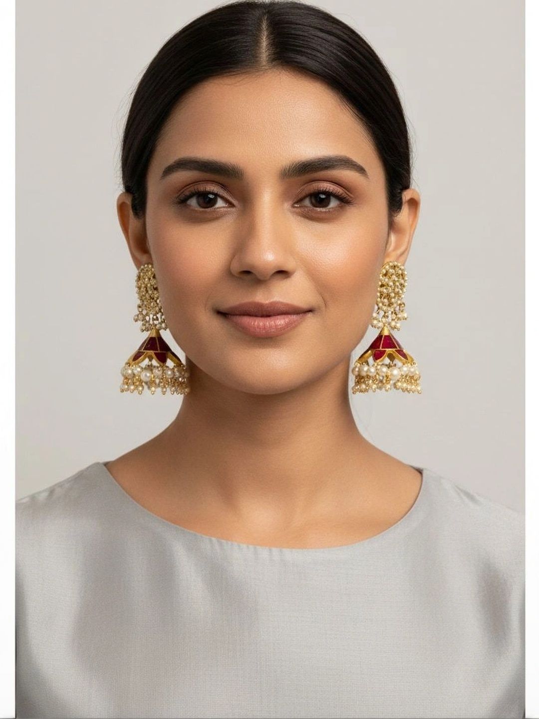 9ROCK Circular Jhumkas Earrings-picture-19