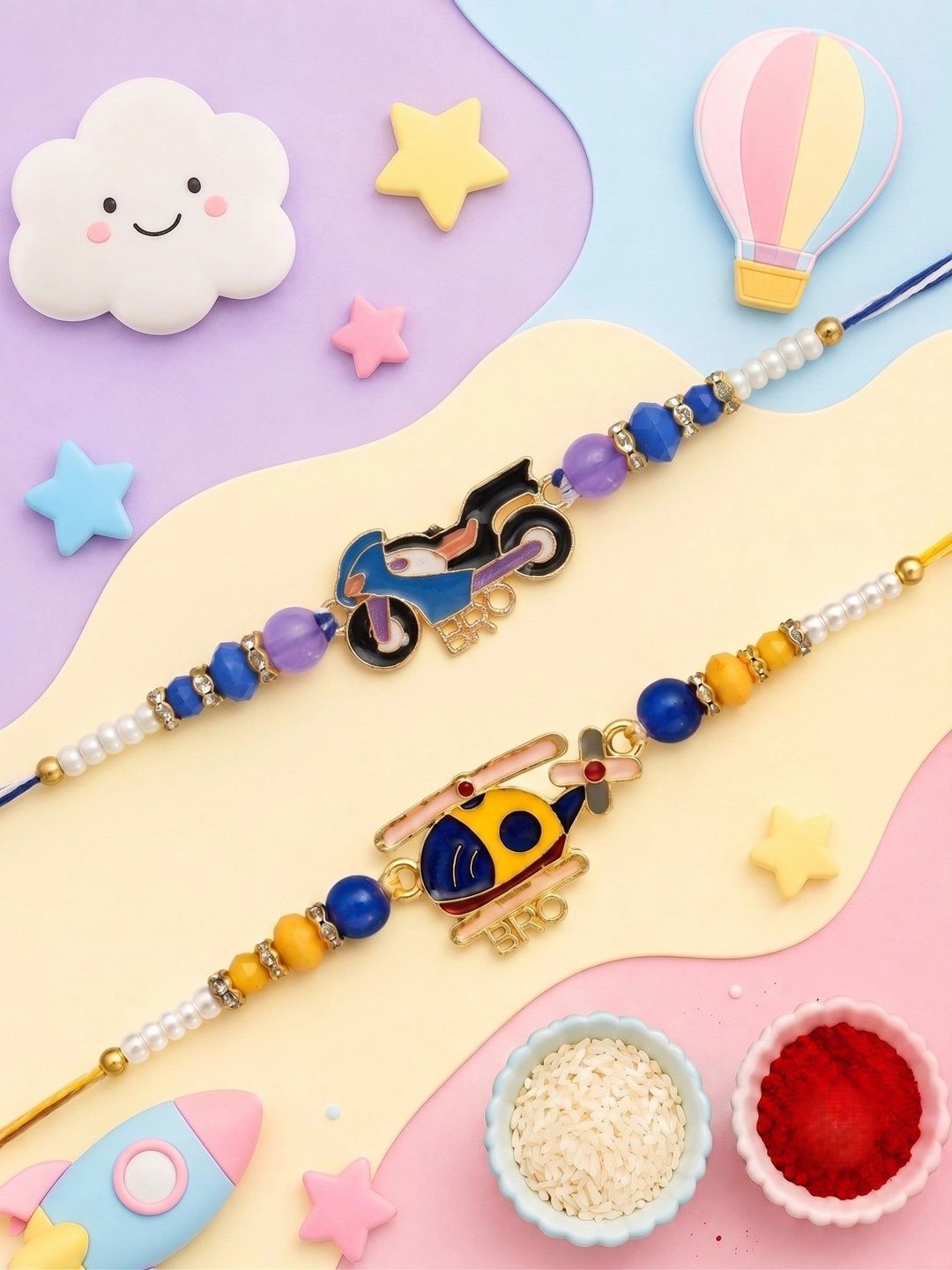 MEIRA JEWELLERY Thread Rakhi-picture-34