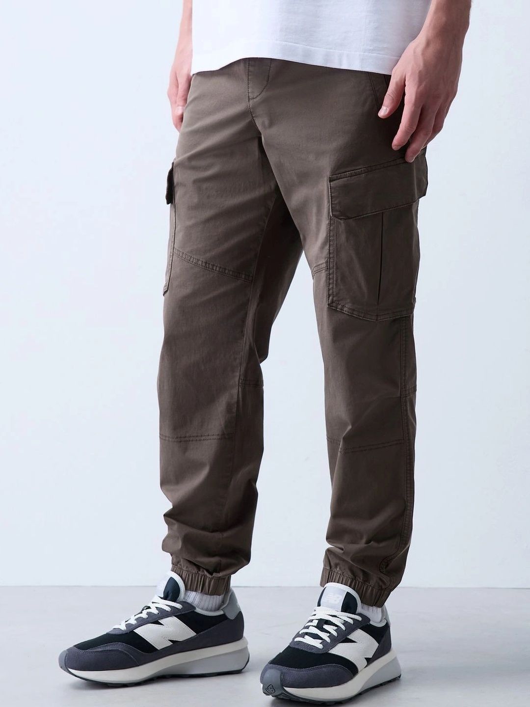 NEXT Men Tapered Fit Cargos Trousers-picture-50