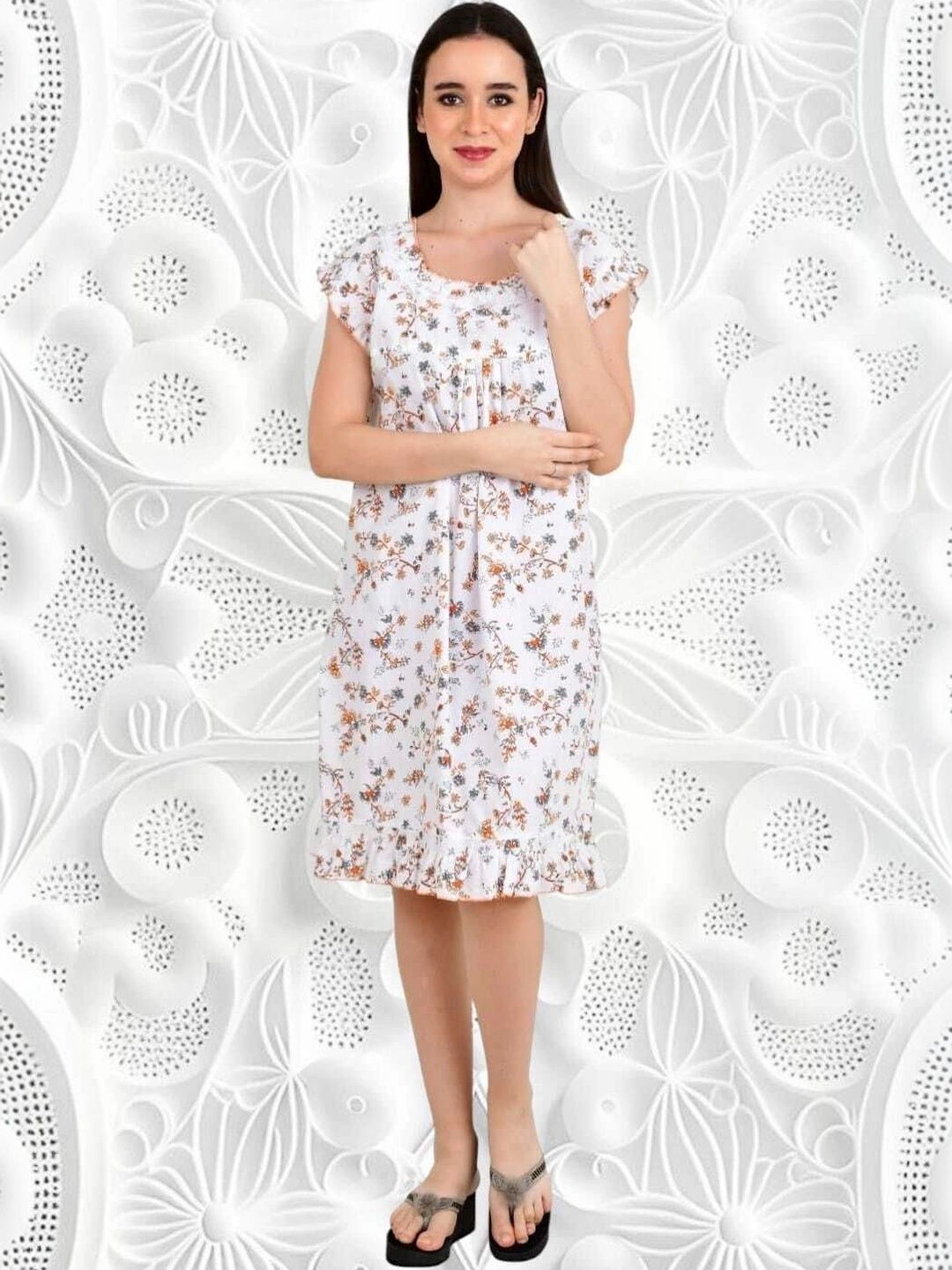 Monal Printed Nightdress-picture-18