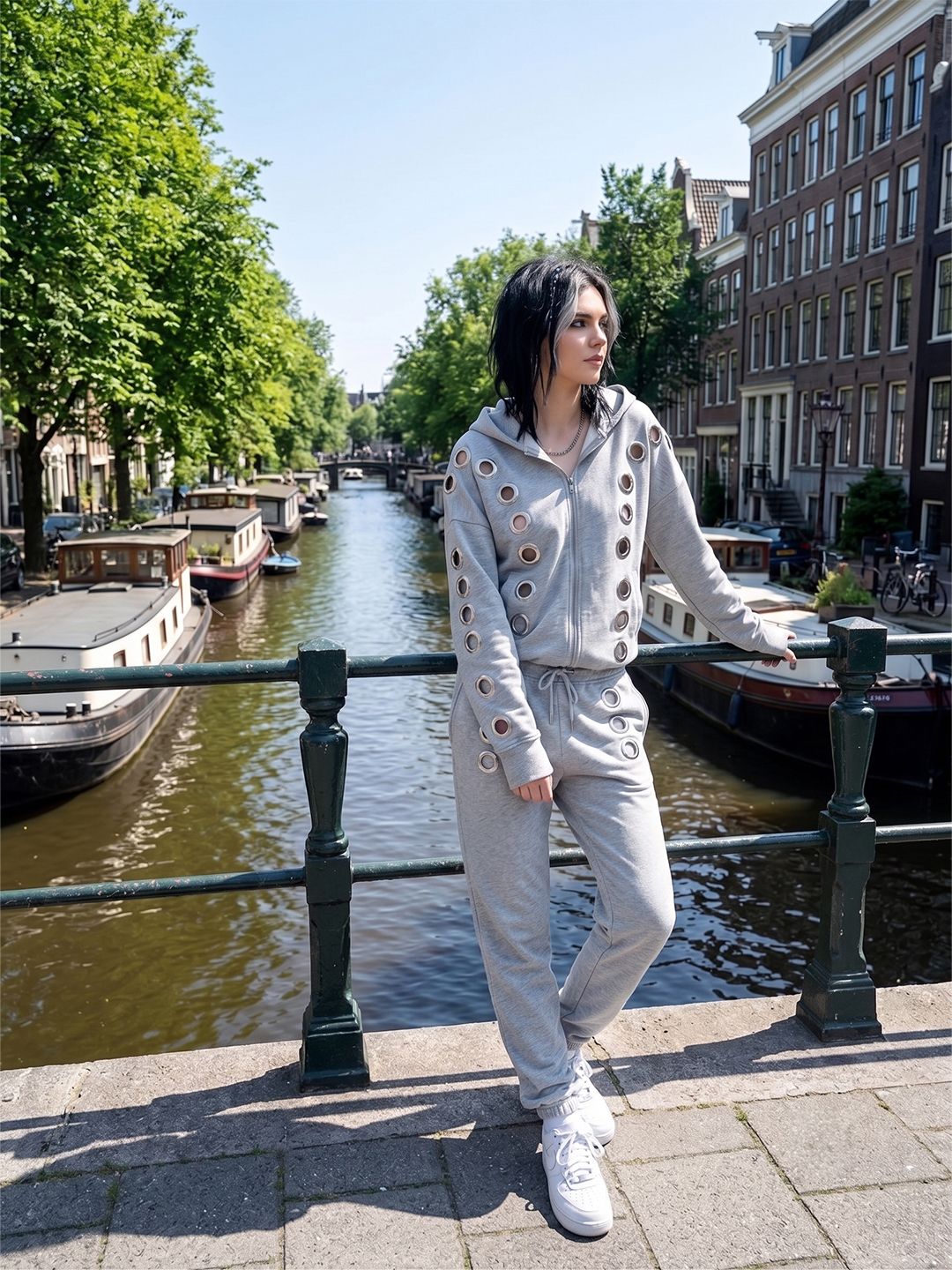 Suo Women Hooded Sweatshirt-picture-42