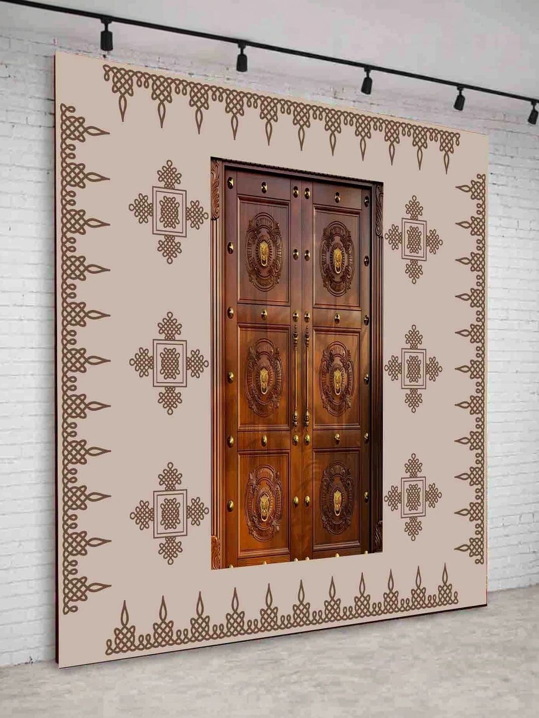 DHARA CREATION Brown Printed Wall Hangings-picture-14