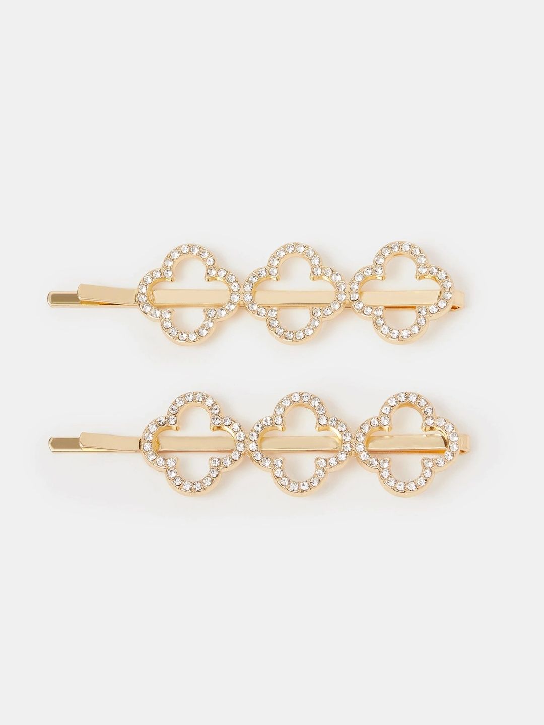 ACCESSORIZE LONDON Women Set of 2 Embellished Bobby Pins-picture-29
