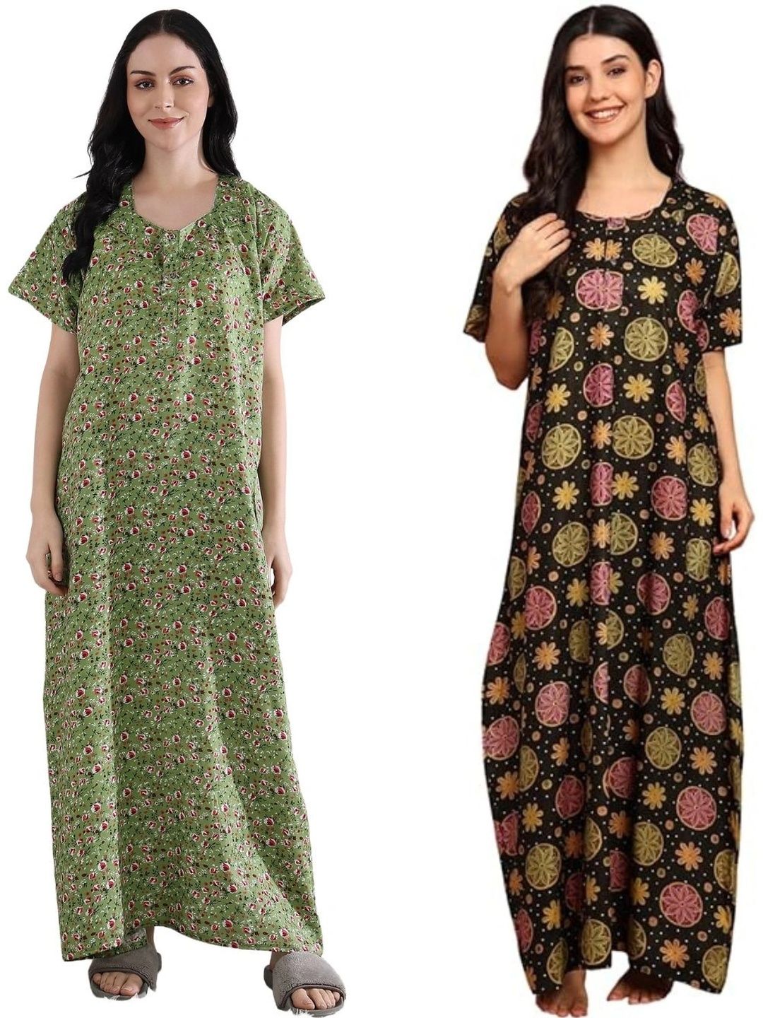 YUKATA Printed Maxi Nightdress-picture-17