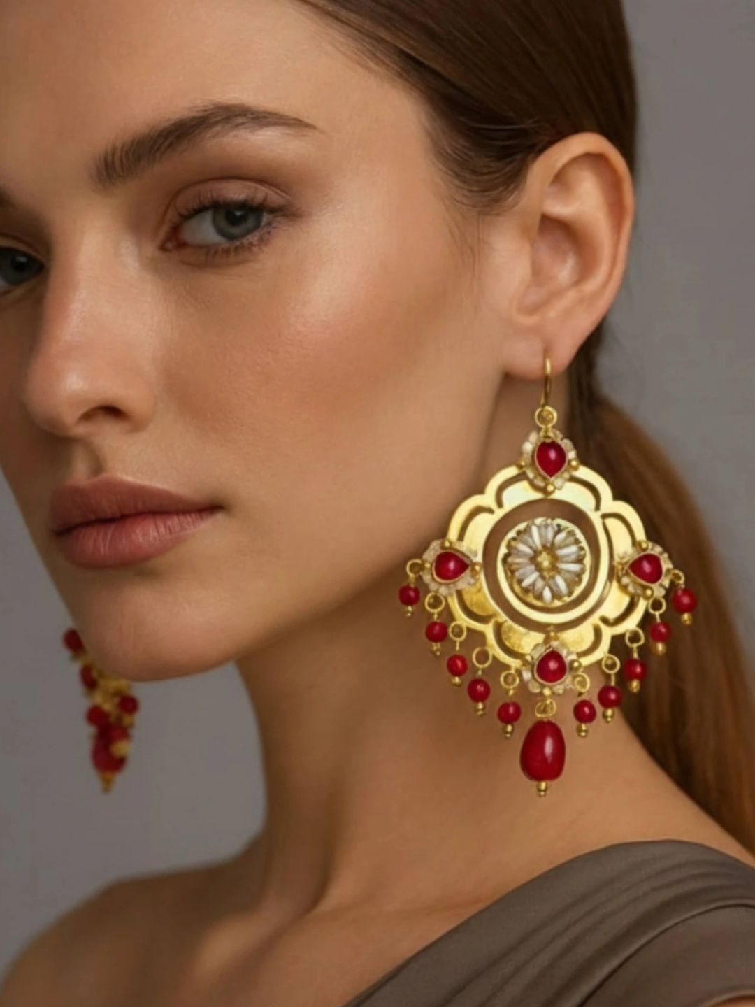 9ROCK Geometric Drop Earrings-picture-16