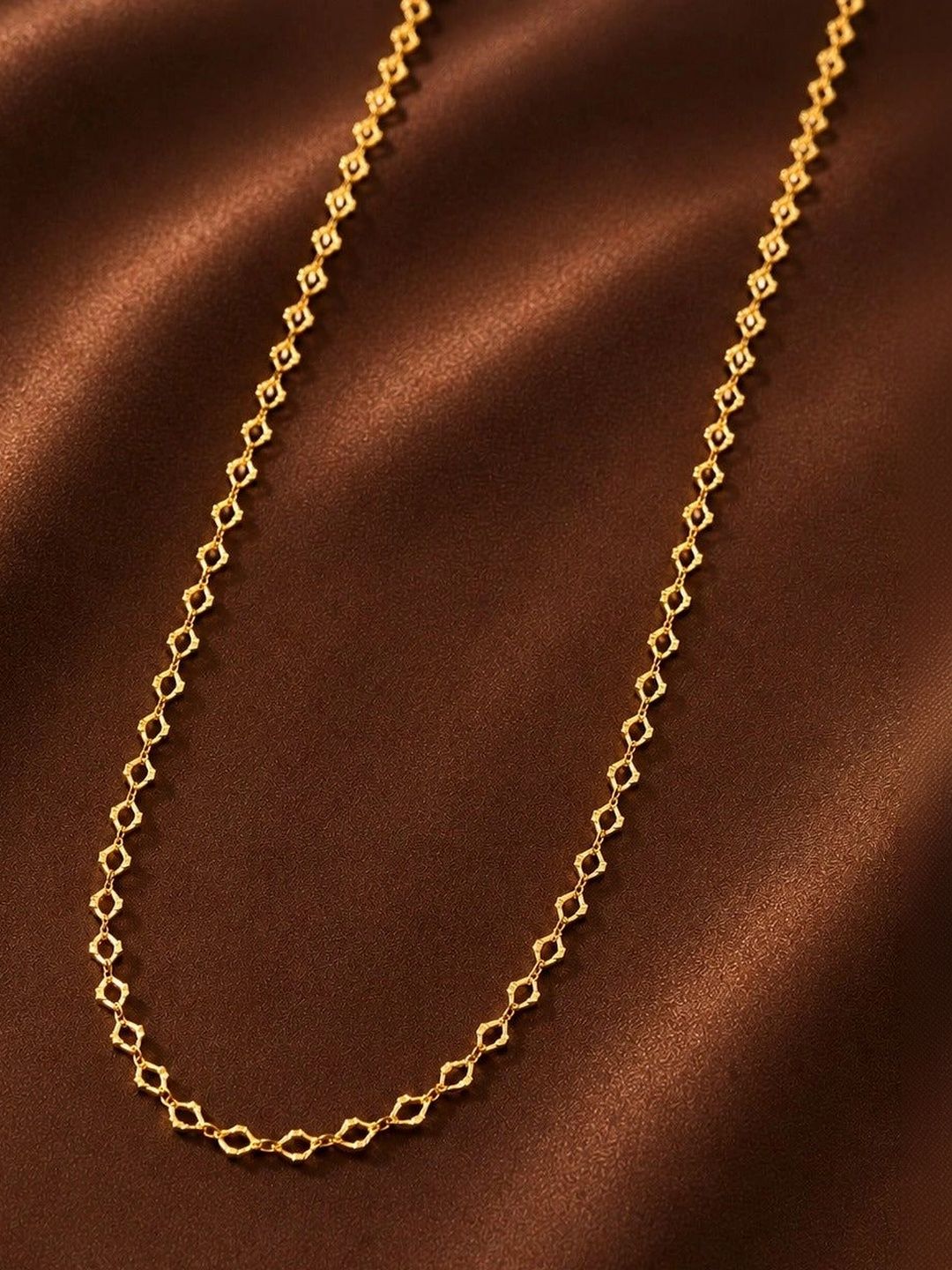 Zeraki Jewels Brass Gold-Plated Chain-picture-28
