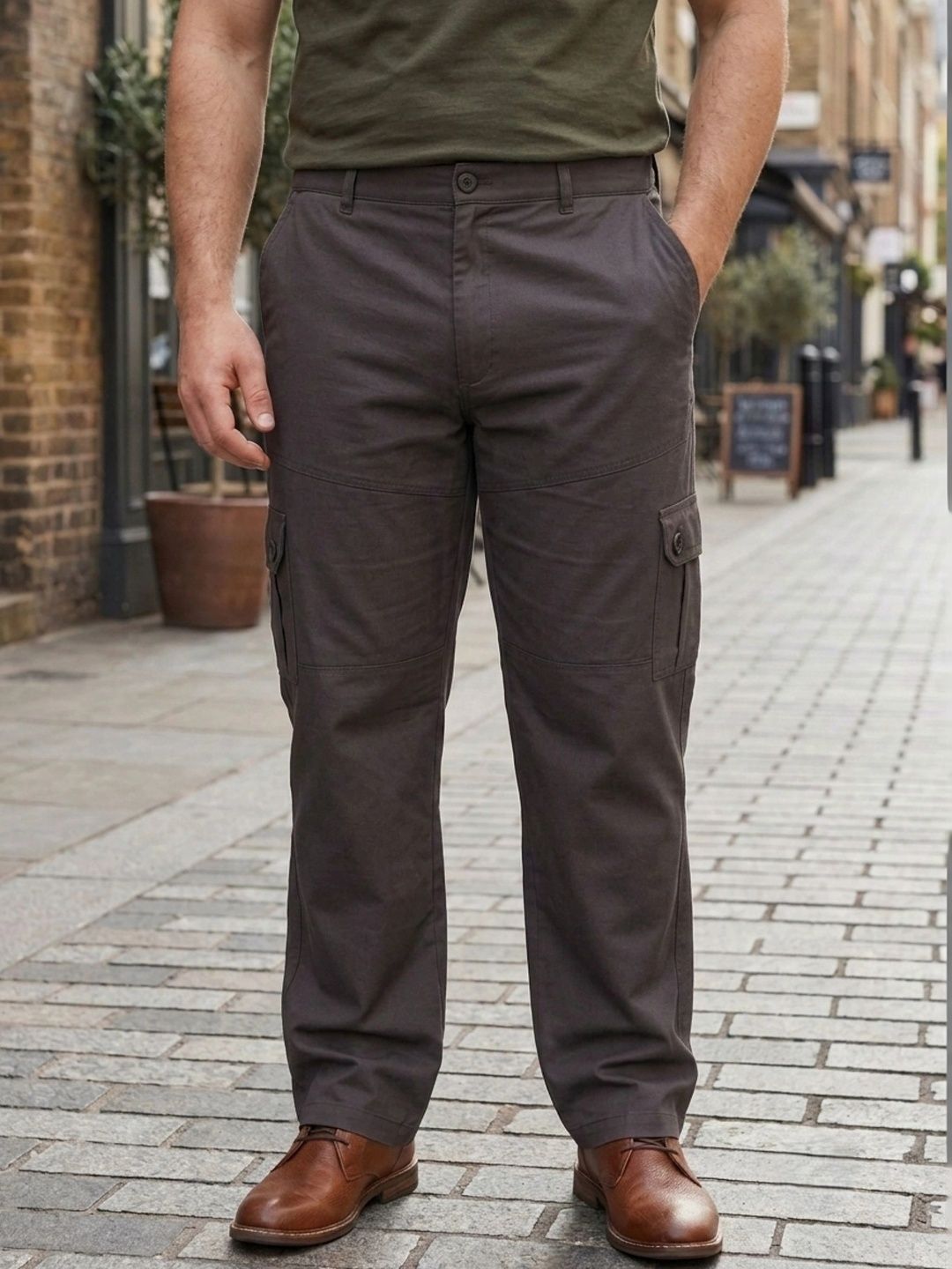 Moda Rapido Men Relaxed Fit Cargos-picture-10