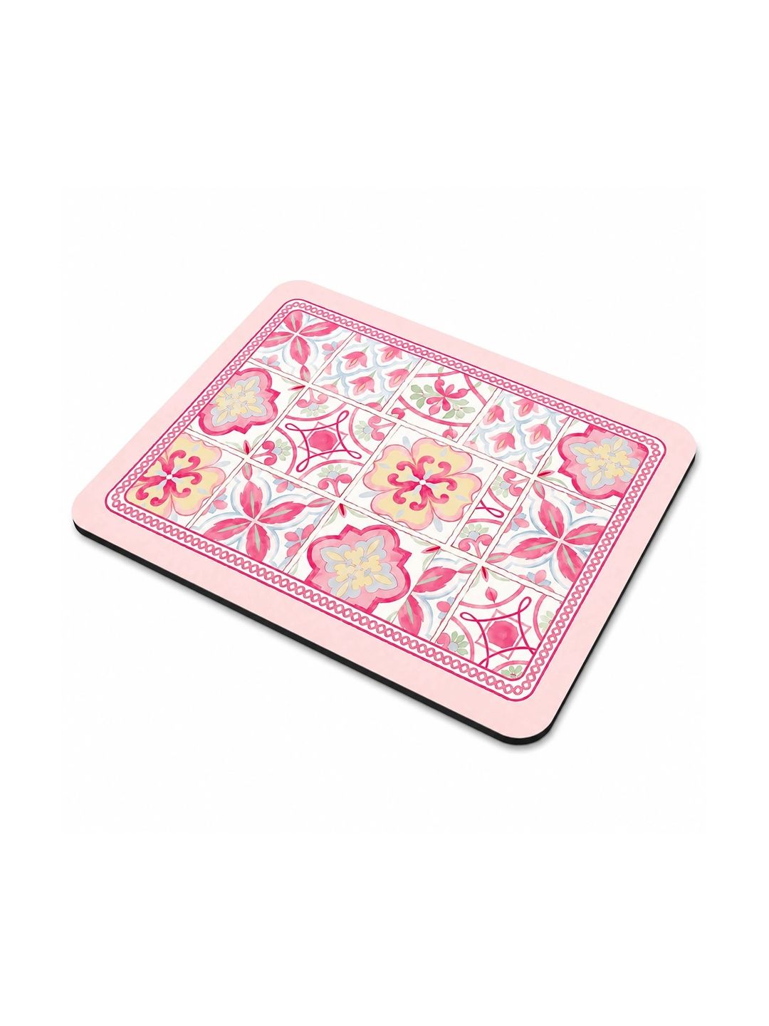 LUXEHOME INTERNATIONAL Pink & White Printed Anti-Skid Kitchen Mats-image-48
