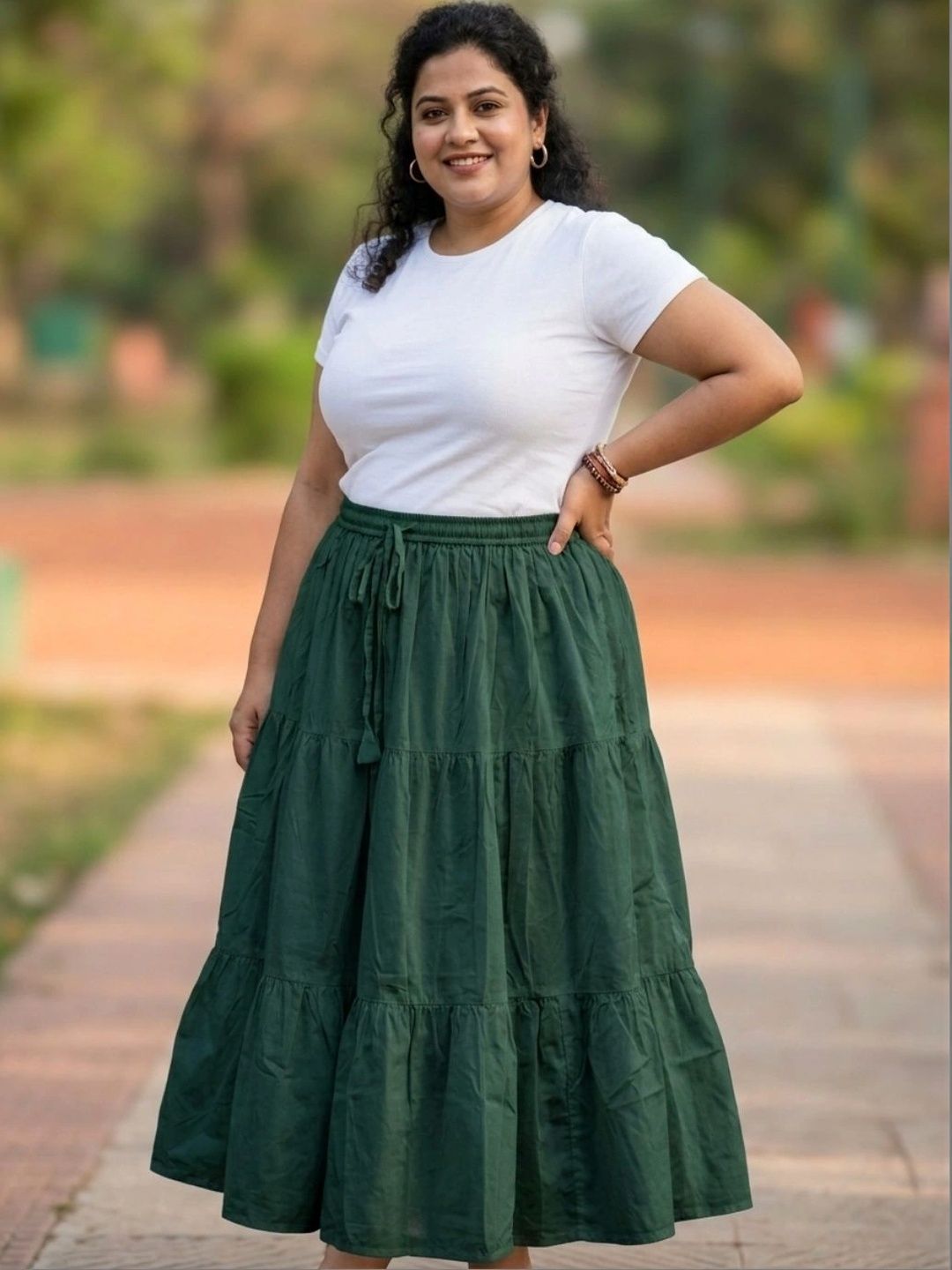 ANGOORI FASHION Women Tiered Maxi Tiered Skirt-picture-43