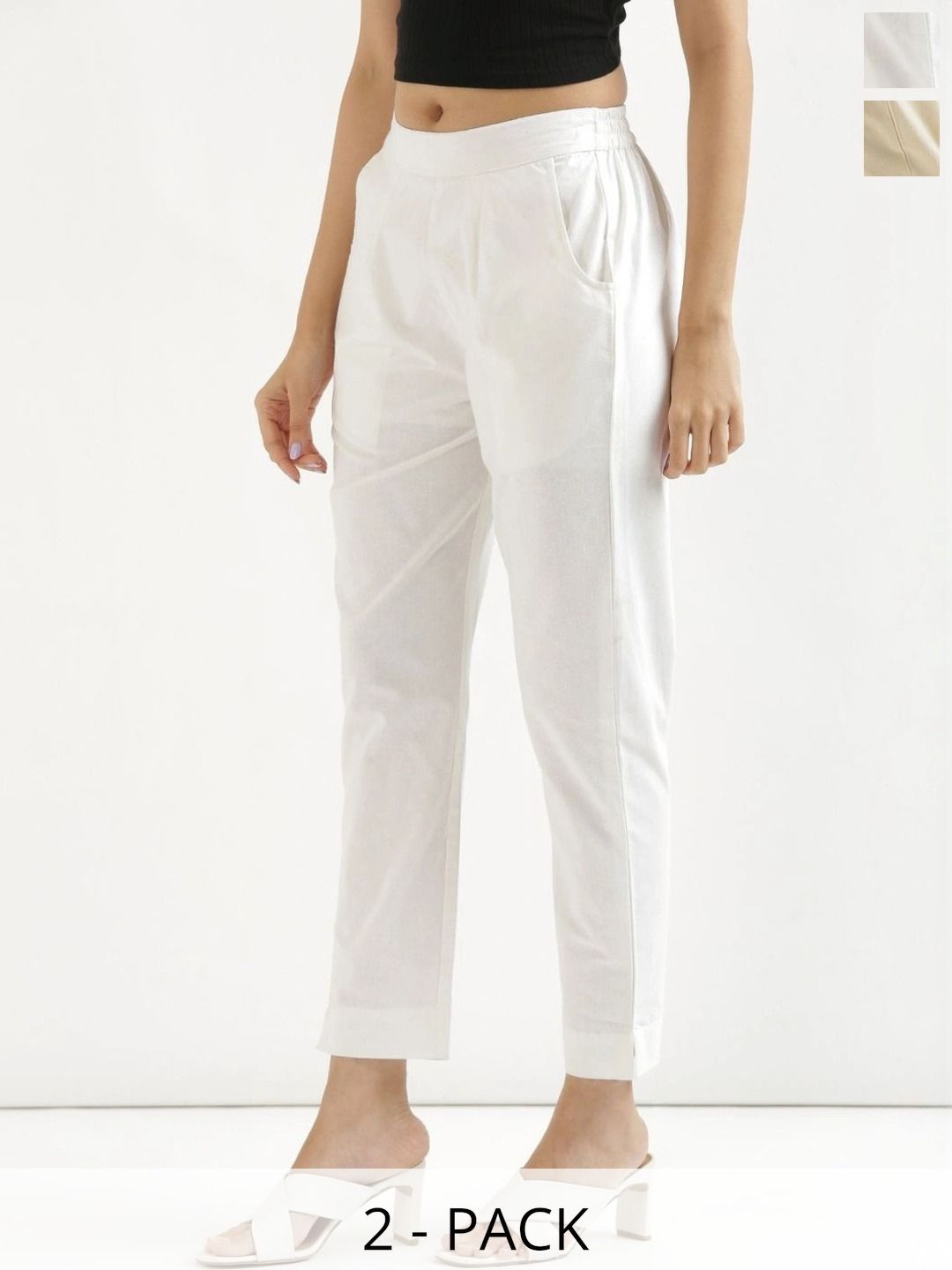 SAADAA Women Classic Trousers-image-38