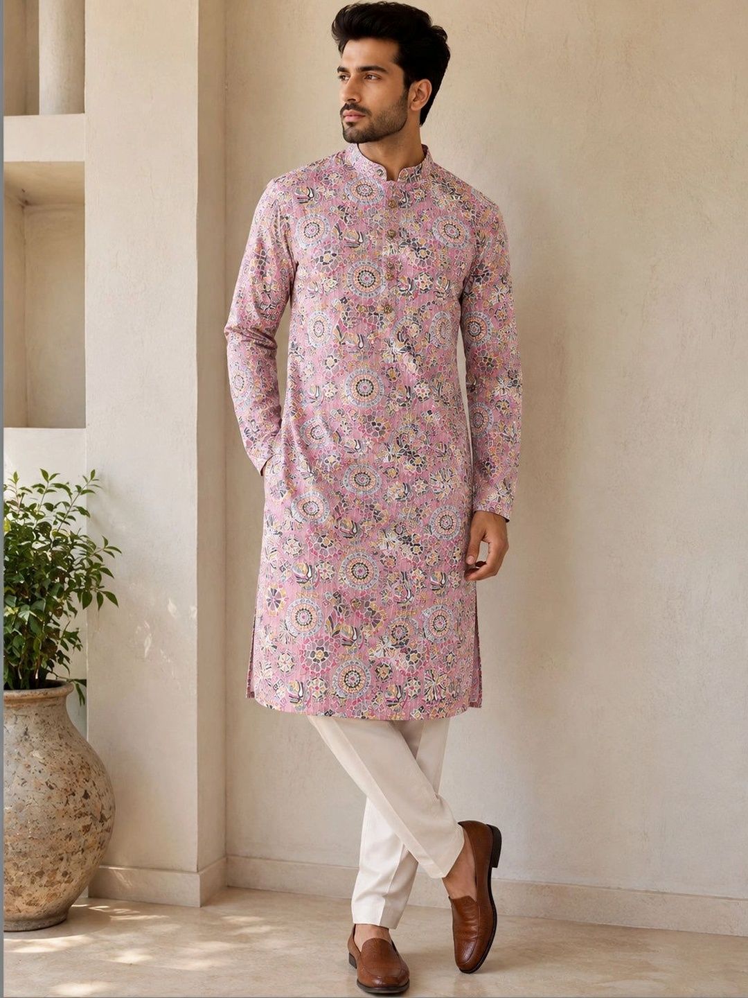 LENIA Men Ethnic Motifs Printed Kurta-picture-45