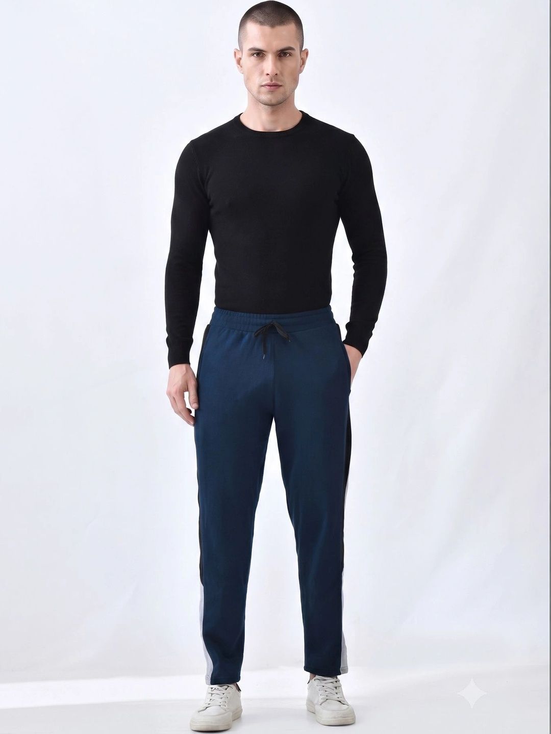 BAESD Men Regular Fit Colourblocked Training Track Pants-picture-51