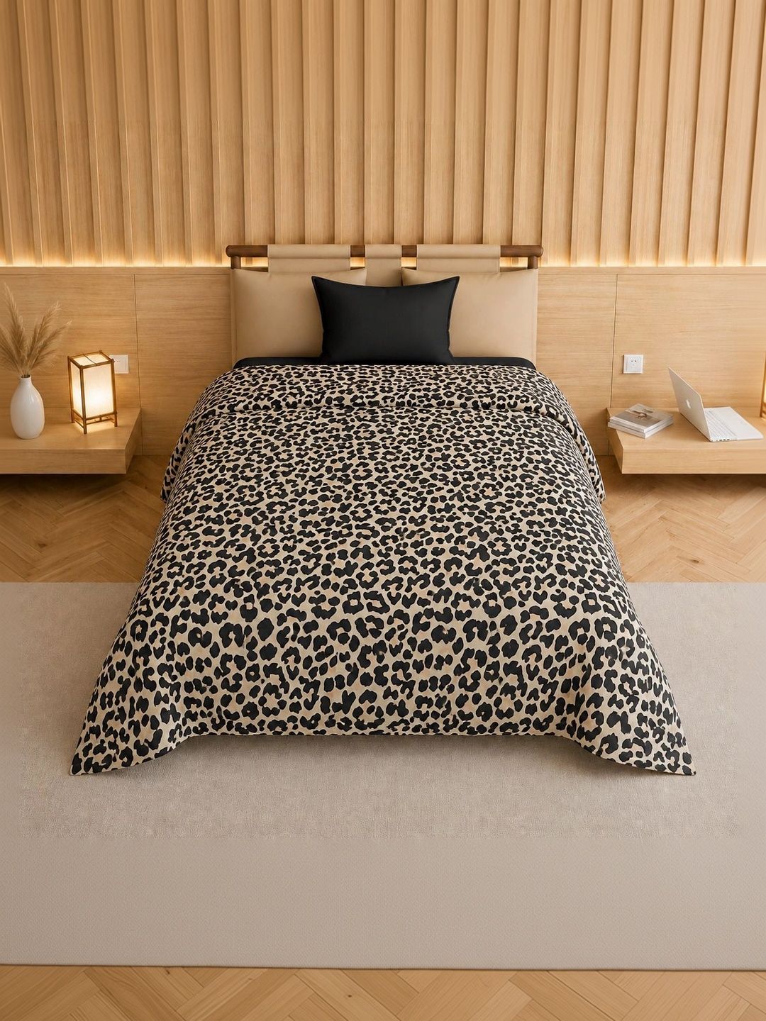 TINDLER KNOTS Brown Printed Single Duvet Cover-picture-20
