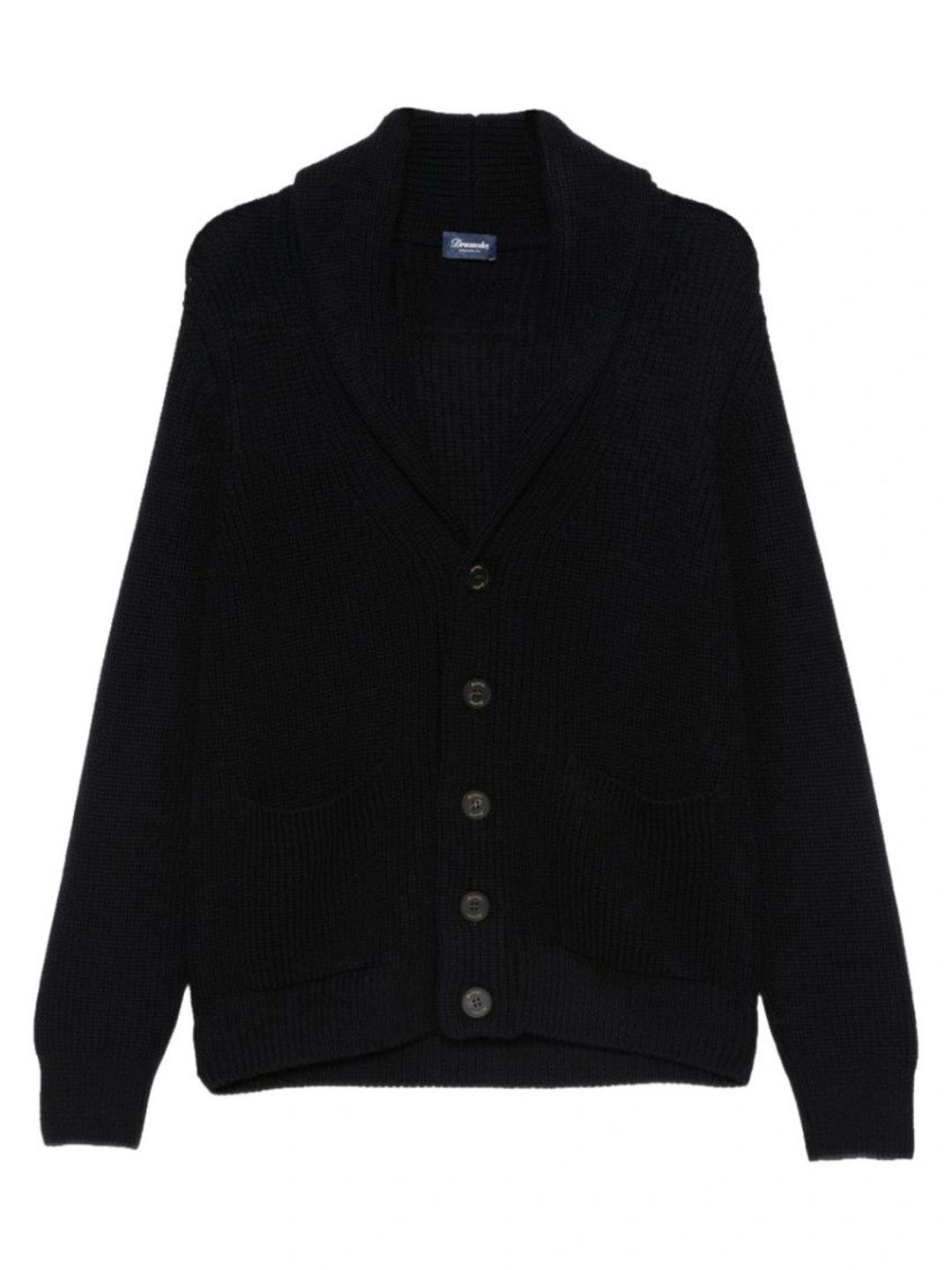 Drumohr Men Ribbed Woollen Cardigan-picture-17