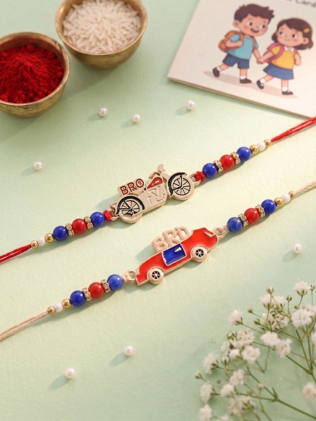 MEIRA JEWELLERY Thread Rakhi-picture-26