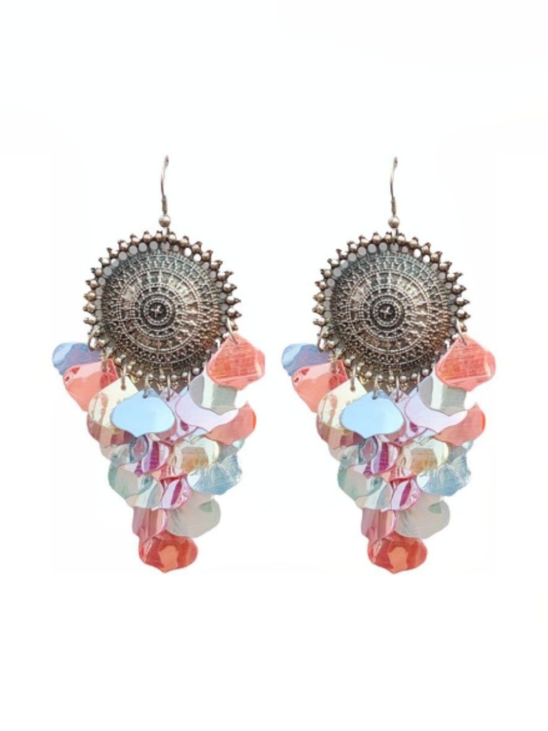 Nityakshi Circular Drop Earrings-picture-57