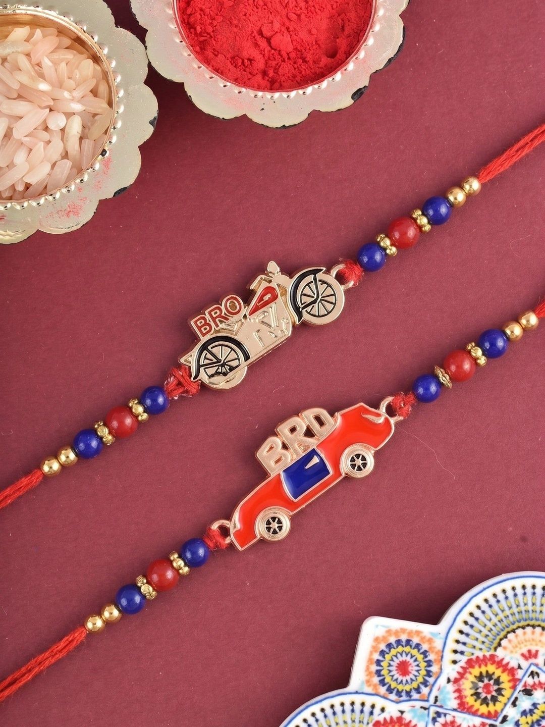 MEIRA JEWELLERY Thread Rakhi-picture-17