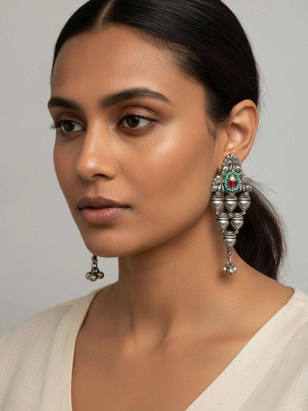 9ROCK Geometric Drop Earrings-picture-33