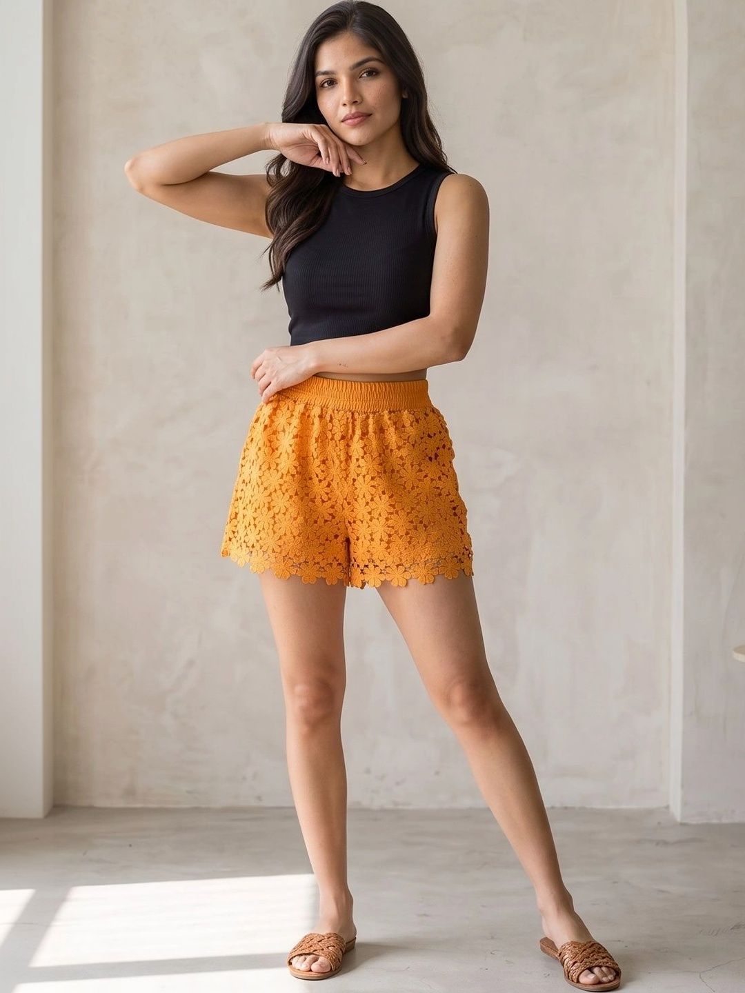MASK Women Embellished Technology Shorts-picture-18