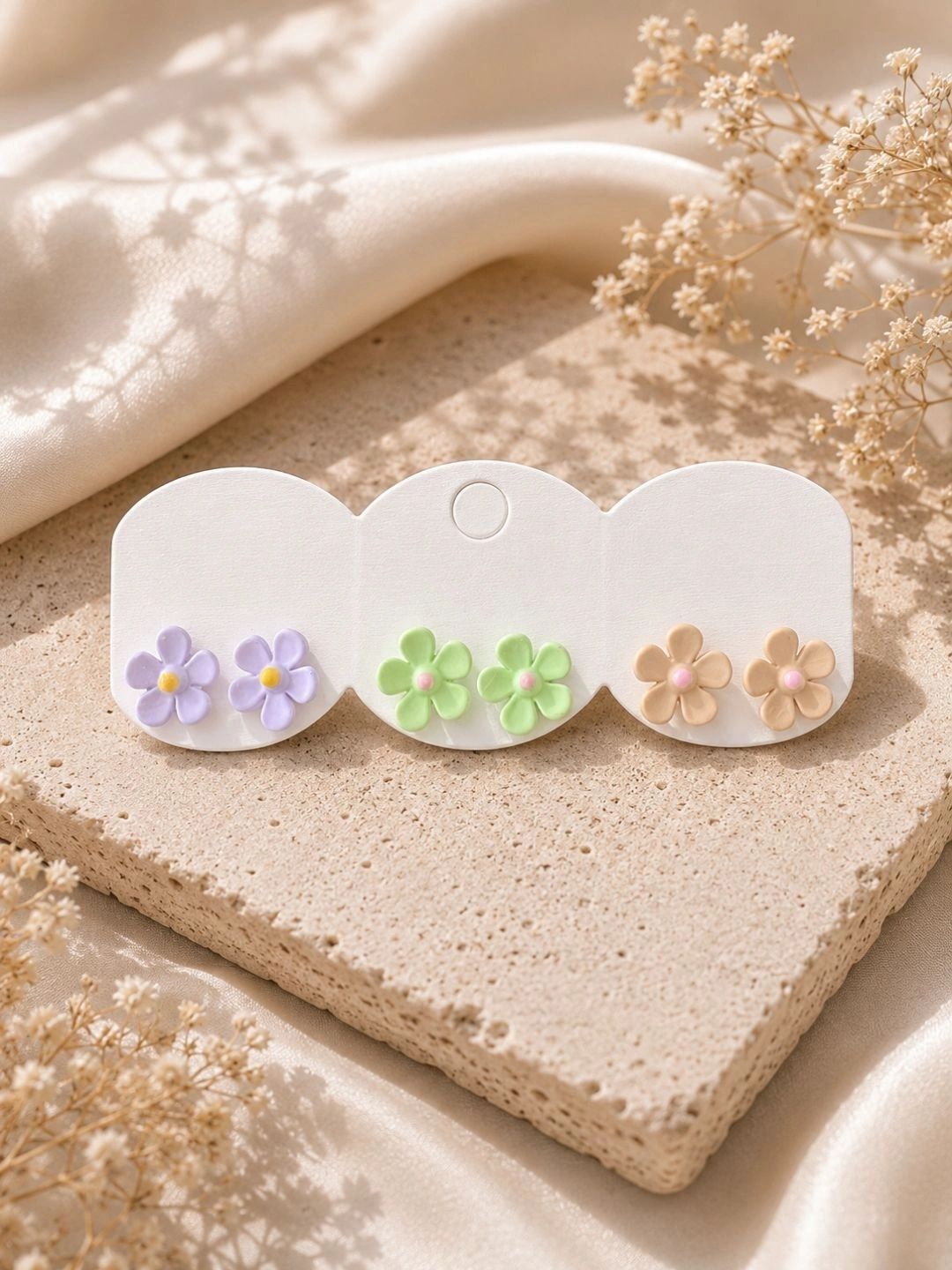 The Jewellery Tale Floral Studs Earrings-picture-54