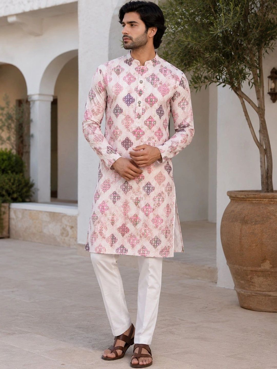 LENIA Men Ethnic Motifs Printed Kurta-picture-54