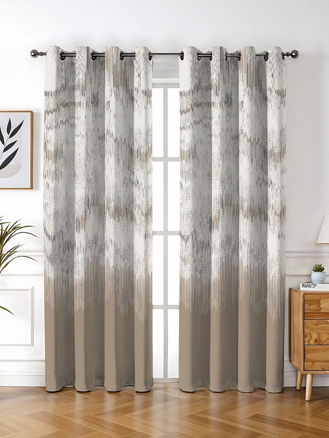 SIMPLYCURTAINS Camel Brown Room Darkening Door Curtain-image-13