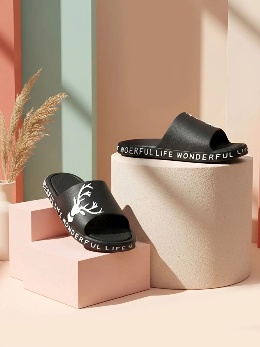 Bruton Men Printed Sliders-picture-52