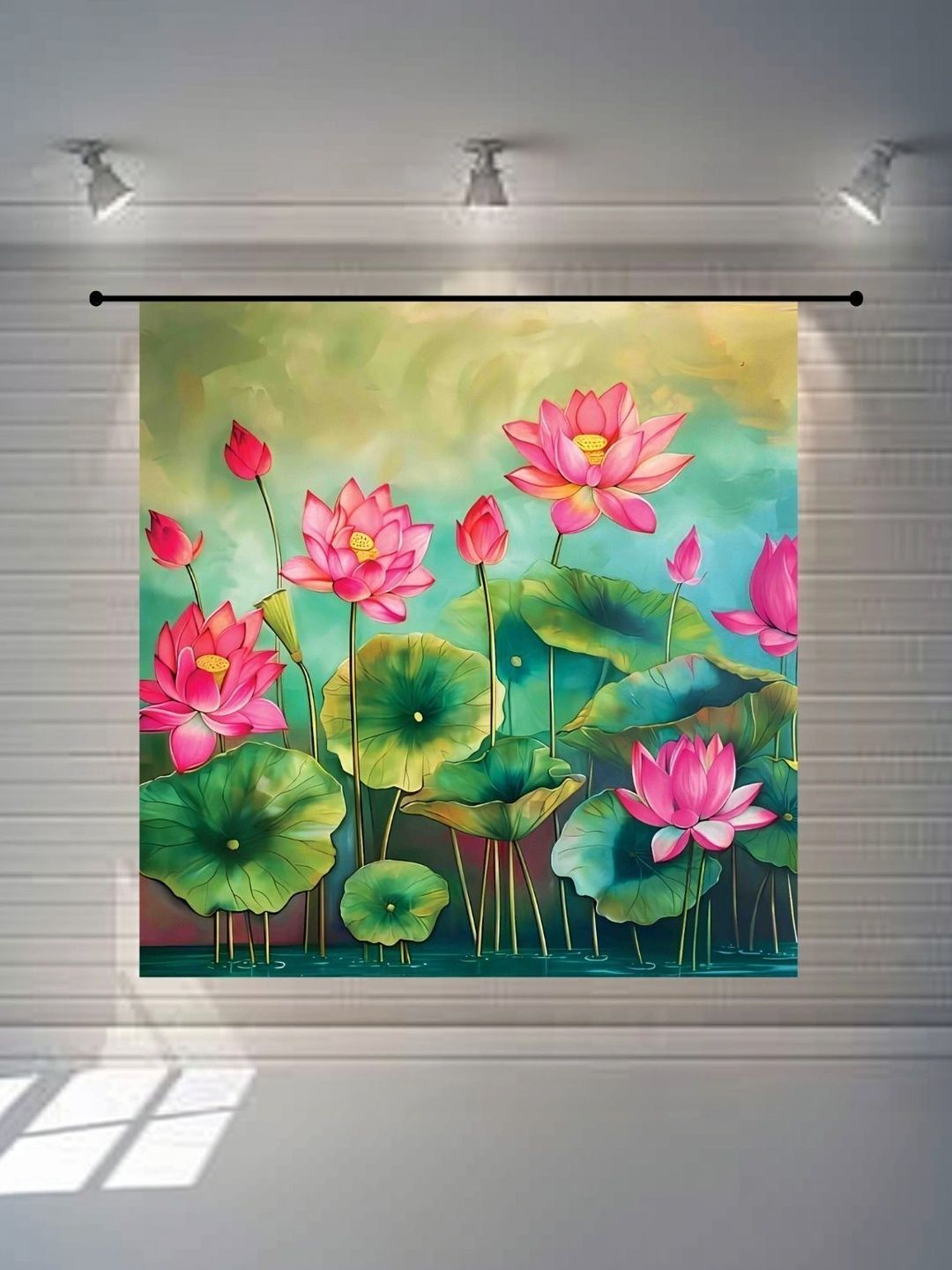 DHARA CREATION Green Printed Wall Hangings-picture-37