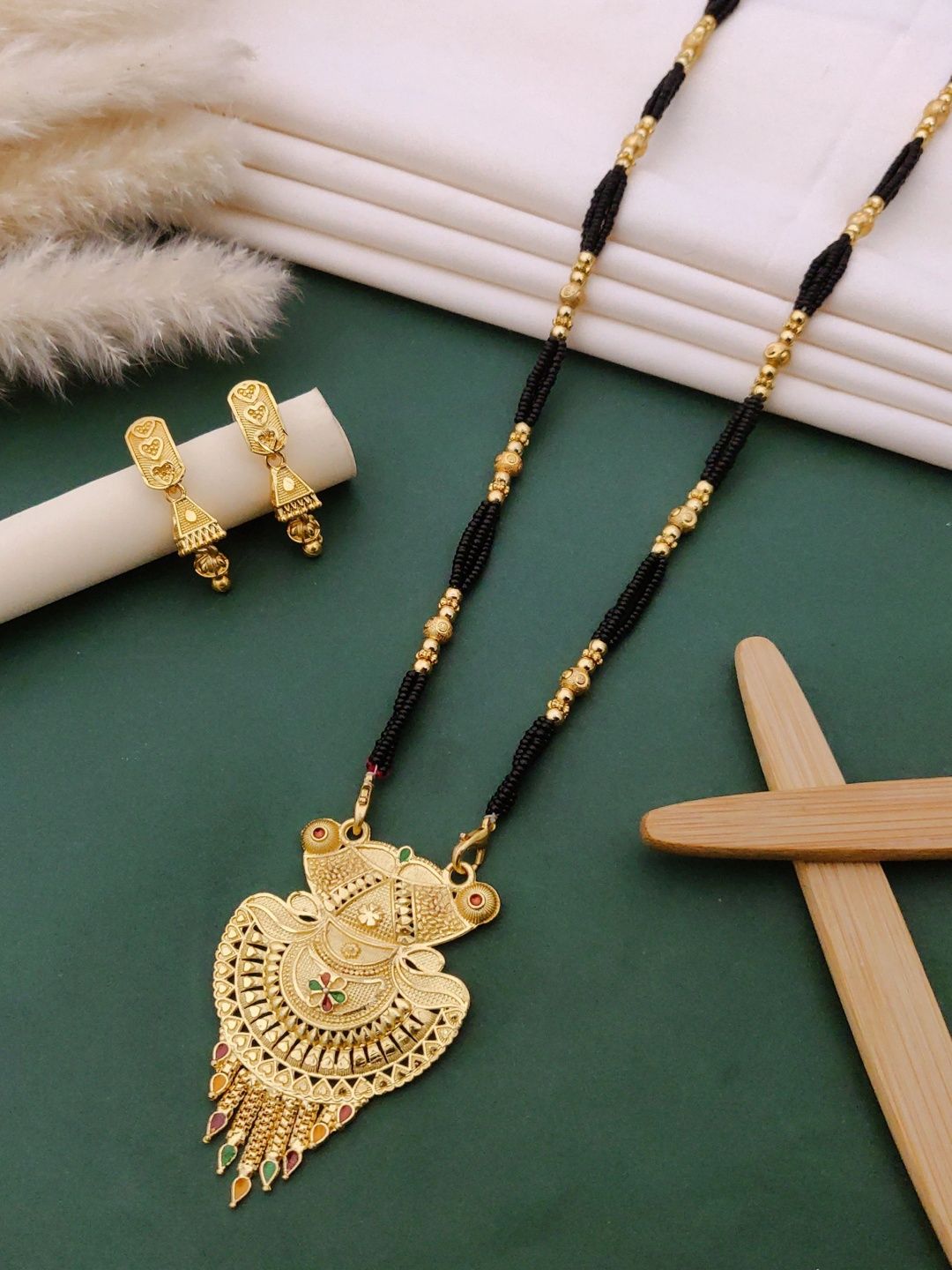 Jizshou Gold-Plated Mangalsutra-picture-57