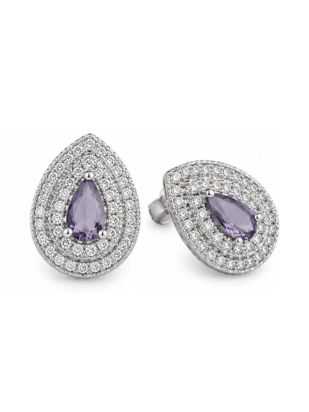 Elvixaa Teardrop Shaped Studs Earrings-picture-15