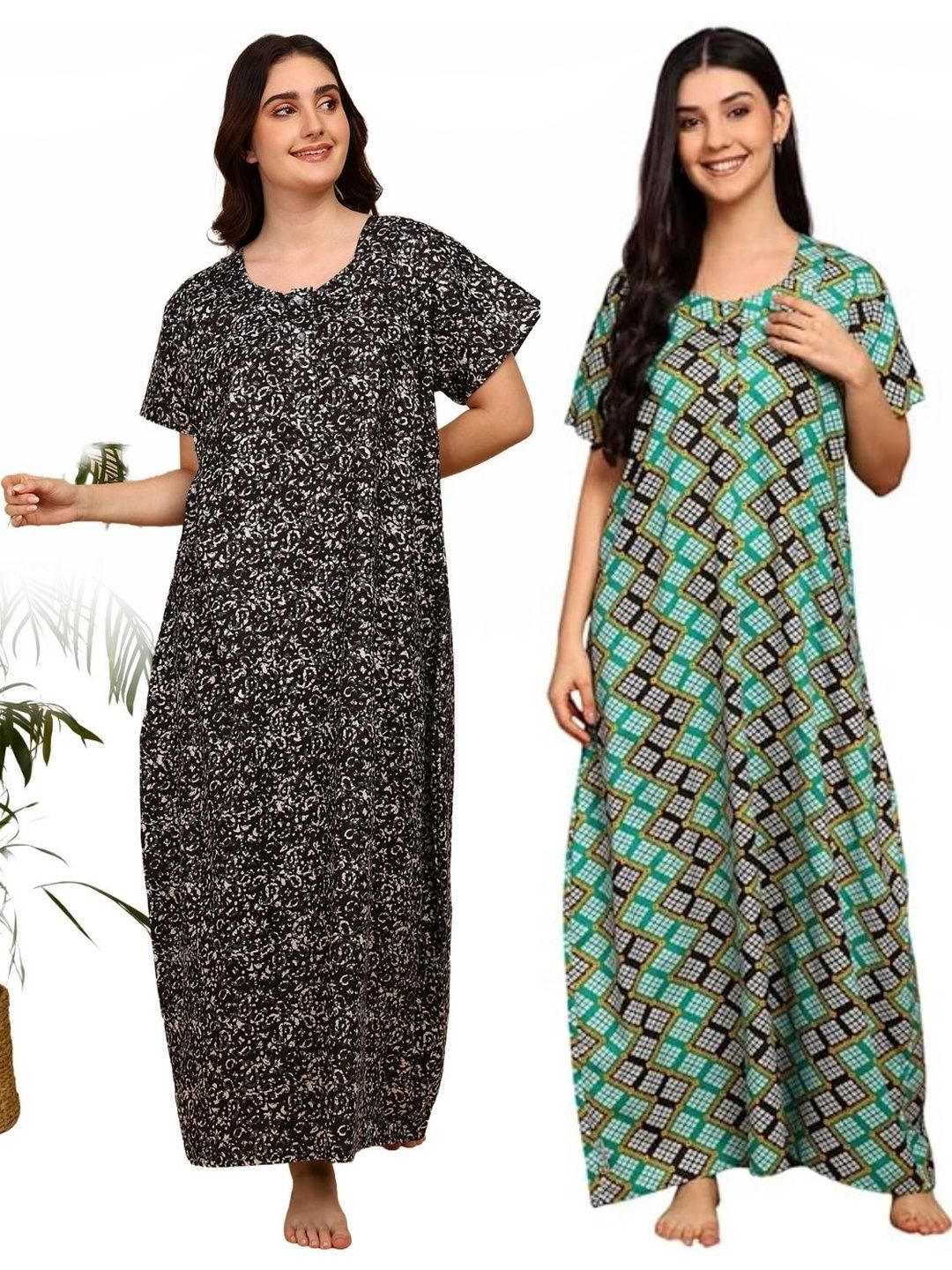 YUKATA Printed Maxi Nightdress-picture-50