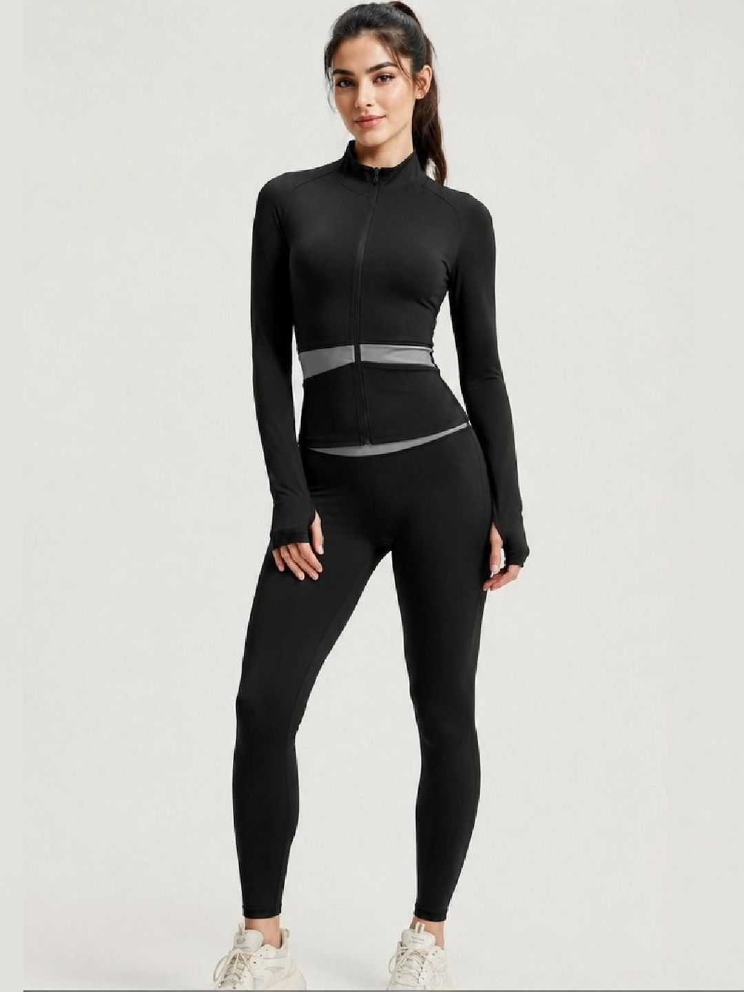 ENRIZZ Colourblocked Sweater with Leggings-picture-54