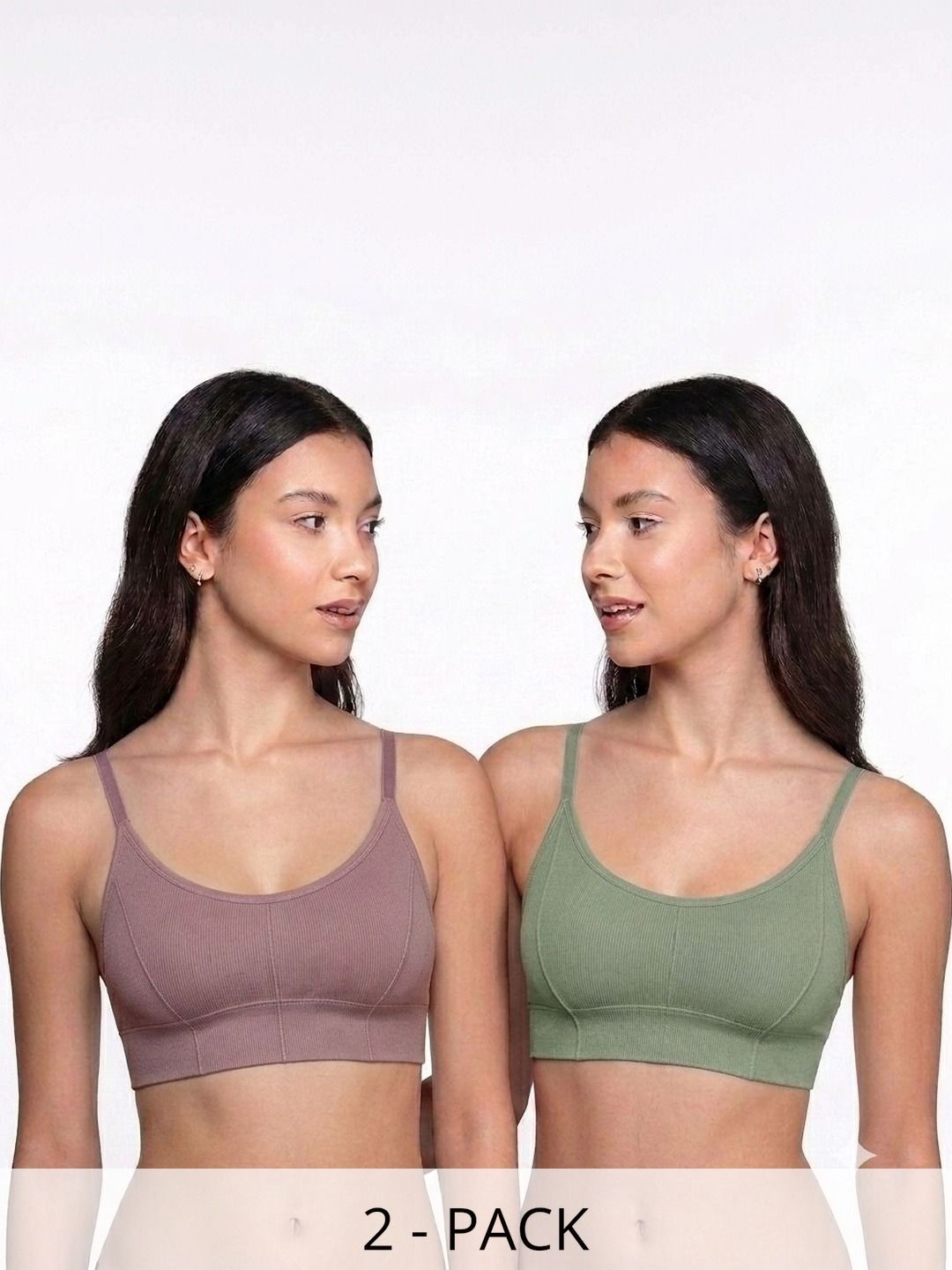 Hangeron Bralette Bra Full Coverage Underwired Lightly Padded-image-15