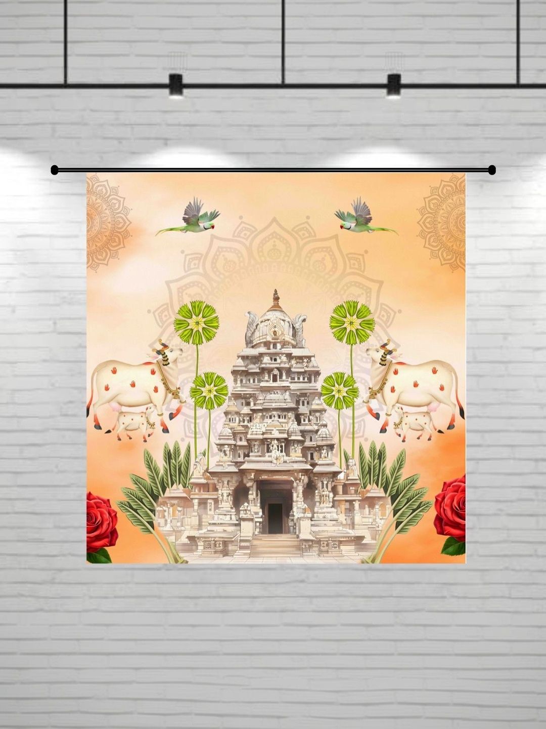 DHARA CREATION Green Printed Wall Hangings-picture-20
