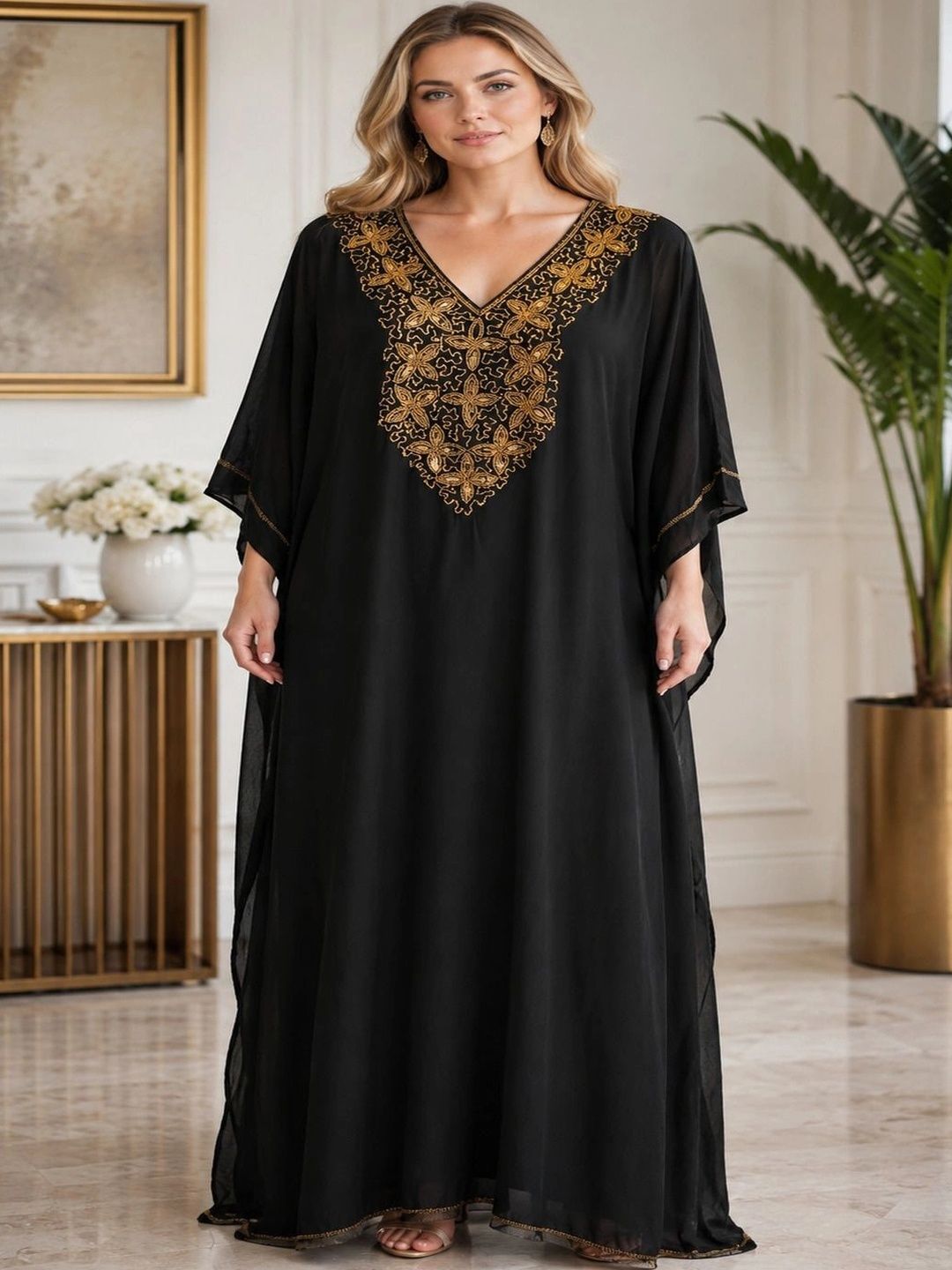 THE HOUSE OF THREADS Women Party Embroidered Longline Shrug-picture-18