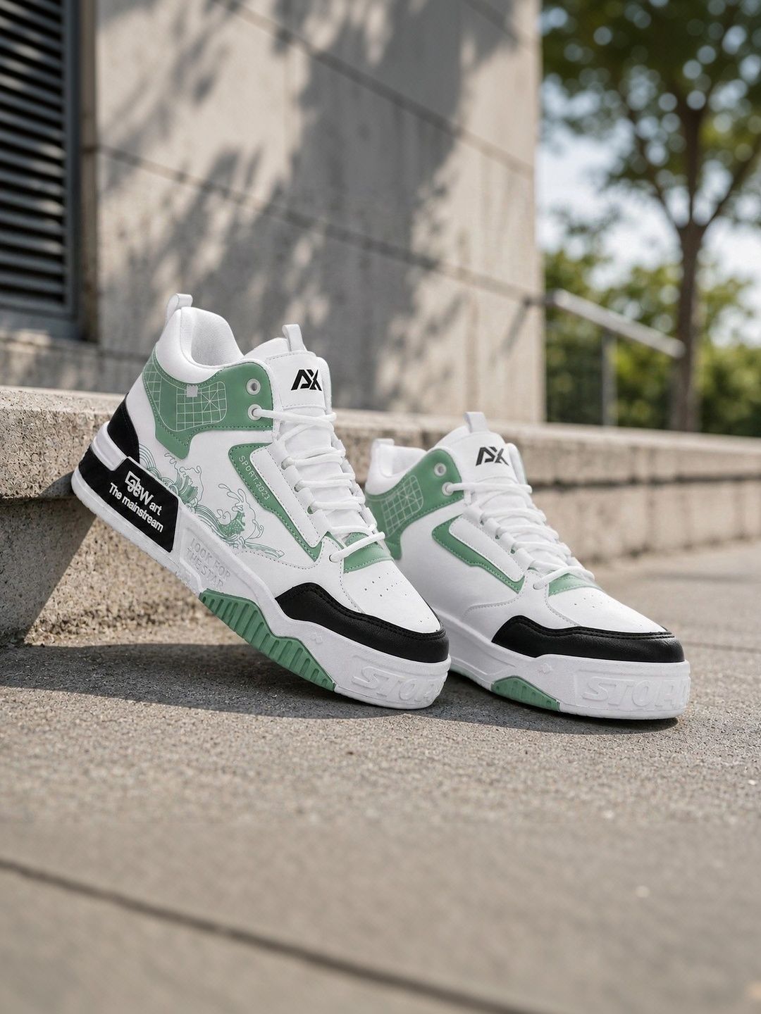 AIRBELL X AIRX Men Colourblocked Sneakers-picture-22