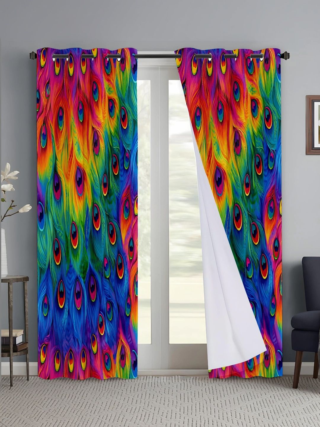 CURTAINRY Multicoloured Door Curtain-picture-53