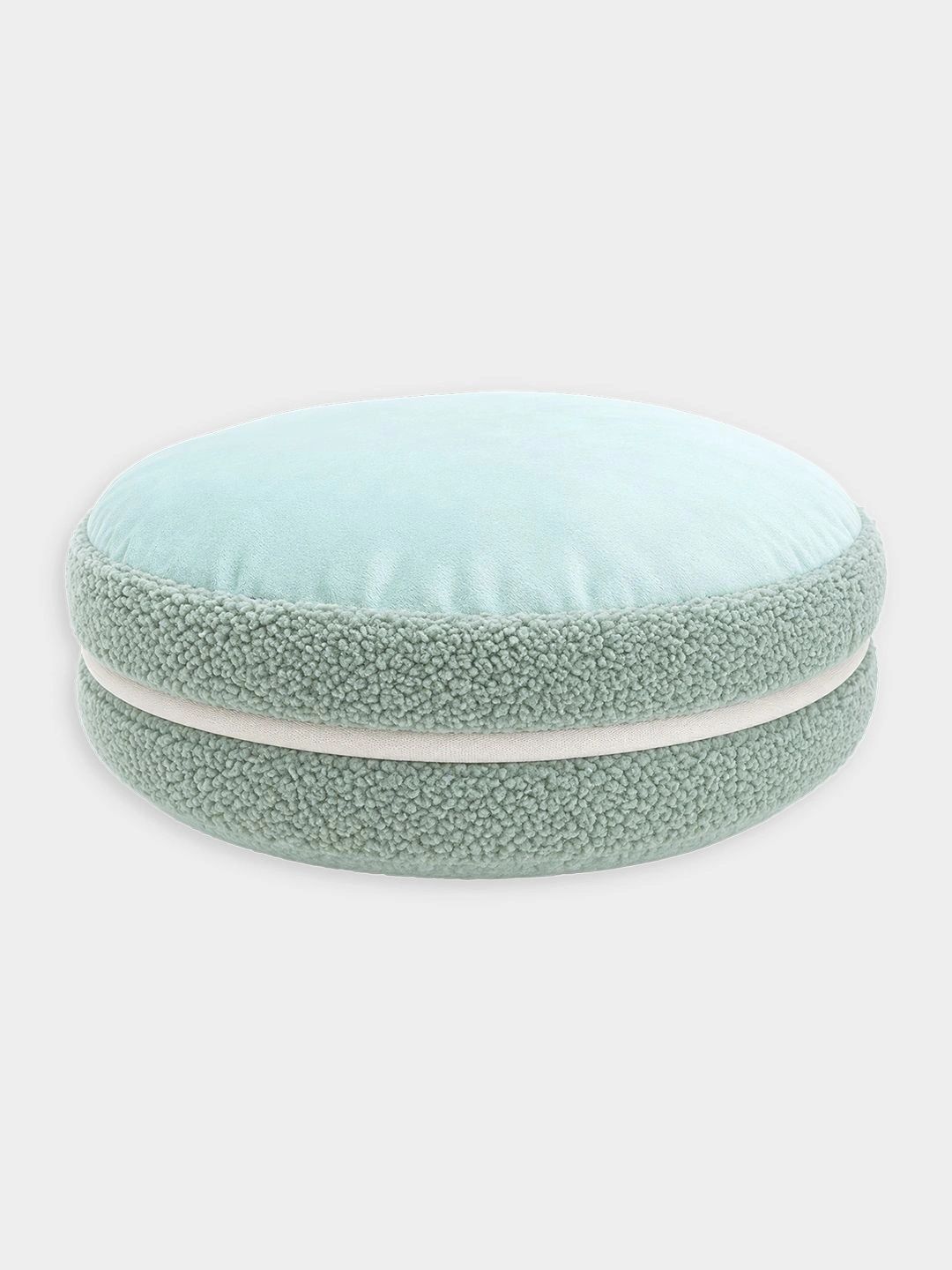 MiArcus Green Soft & Breathable Round Macaron Cushion-image-12