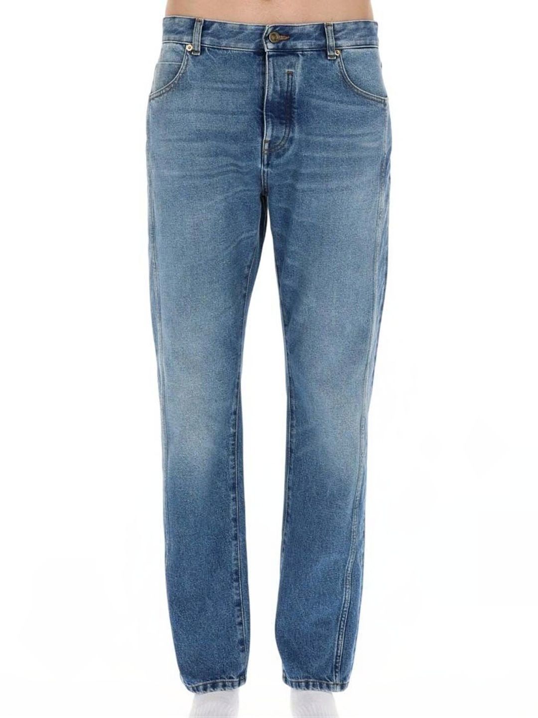 Balmain Men Regular Fit Mid-Rise Jeans-picture-56