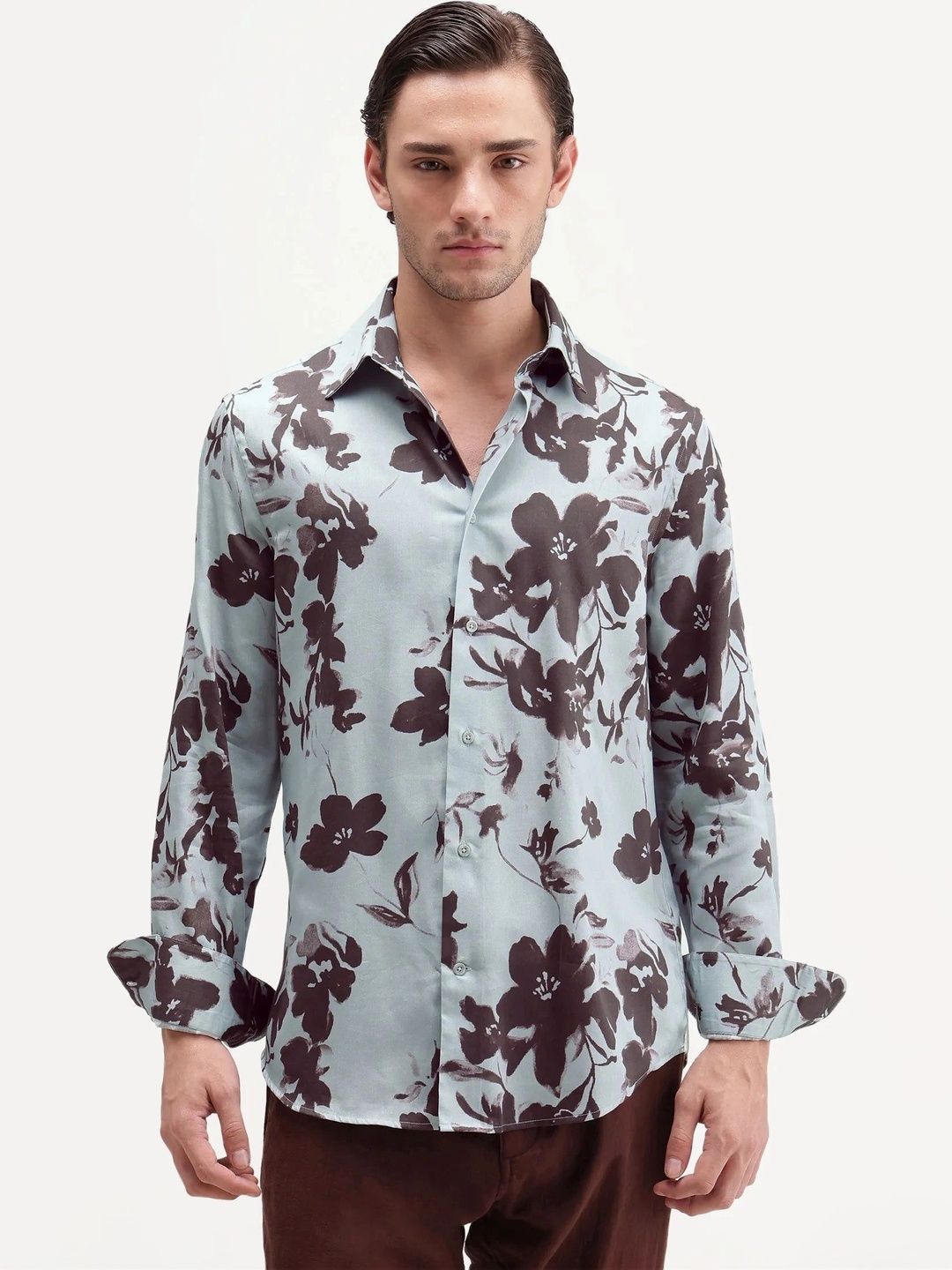 RARE RABBIT Men Floral Printed Casual Shirt-picture-40
