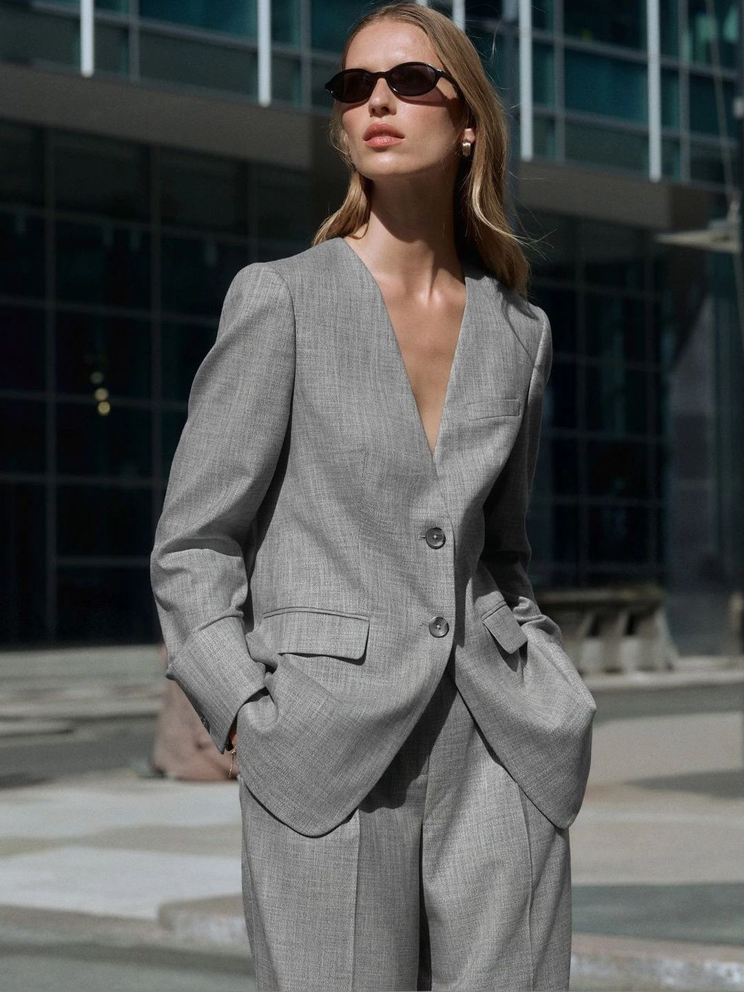 NEXT Tailored Fit Single-Breasted Casual Blazers-picture-54