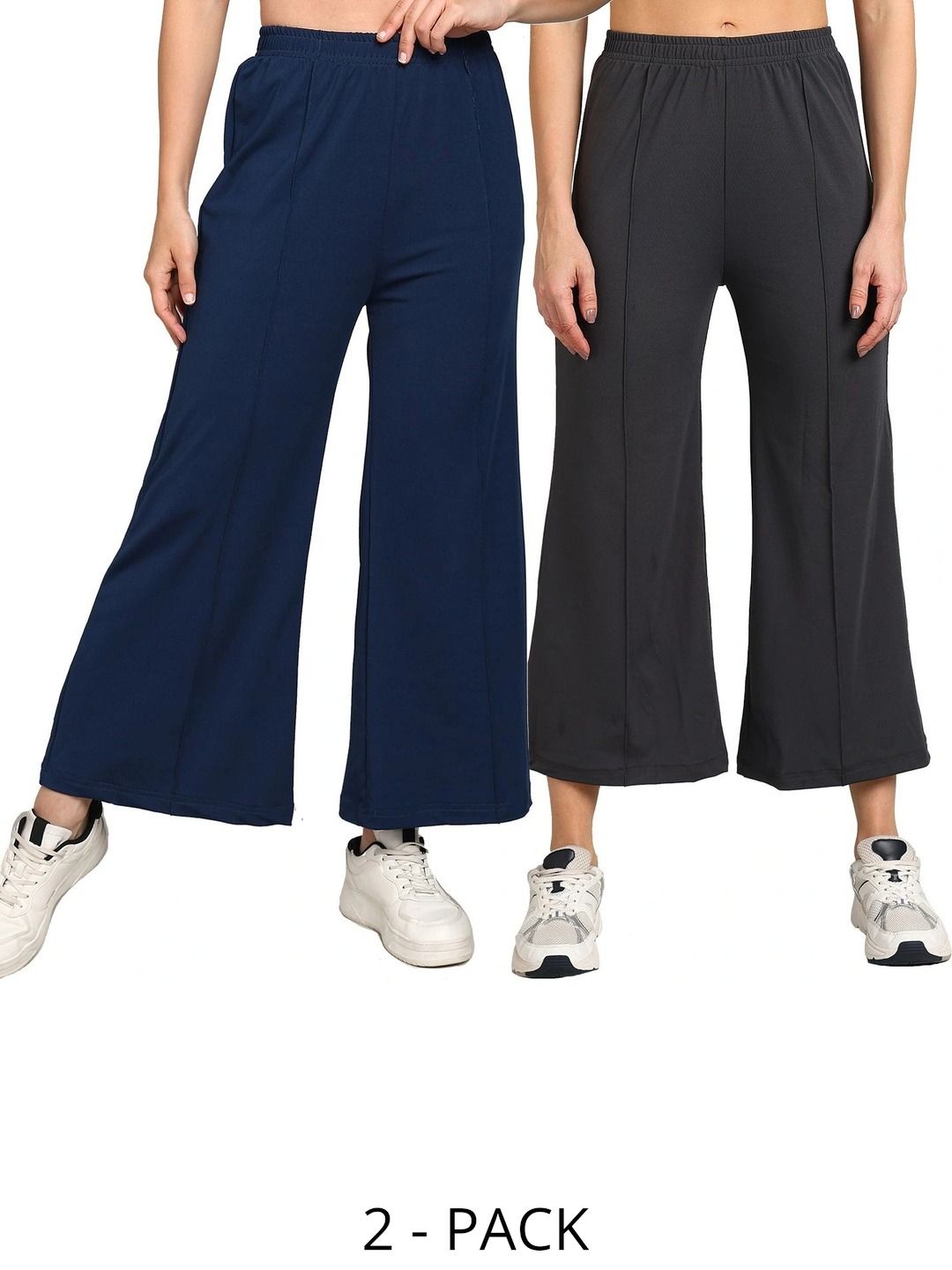 Moda Rapido Women 2 Knitted Palazzos-picture-58