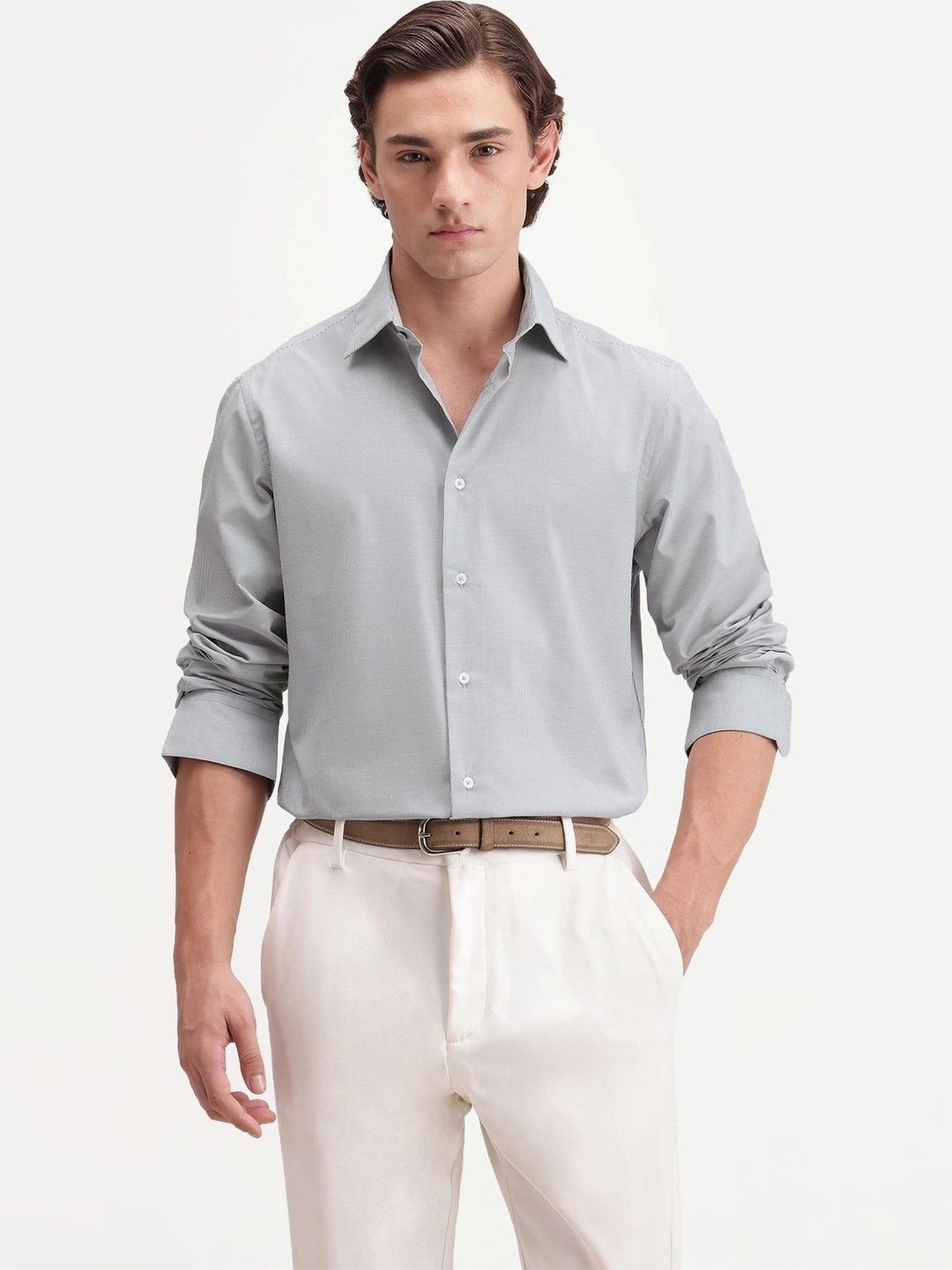 RARE RABBIT Men Striped Casual Shirt-picture-16