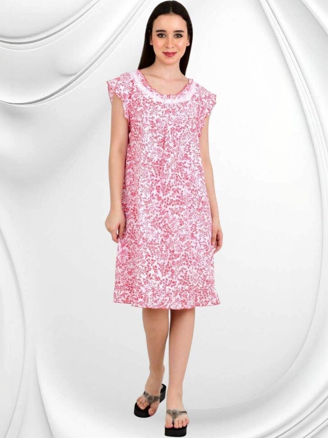 Monal Printed Nightdress-picture-24