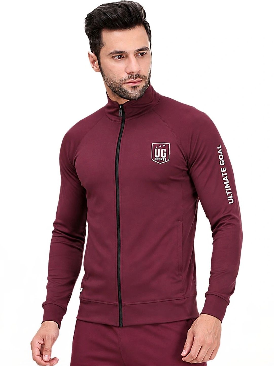 ULTIMATE GOAL Men Brand Logo Lightweight Outdoor Sporty Jacket-picture-21
