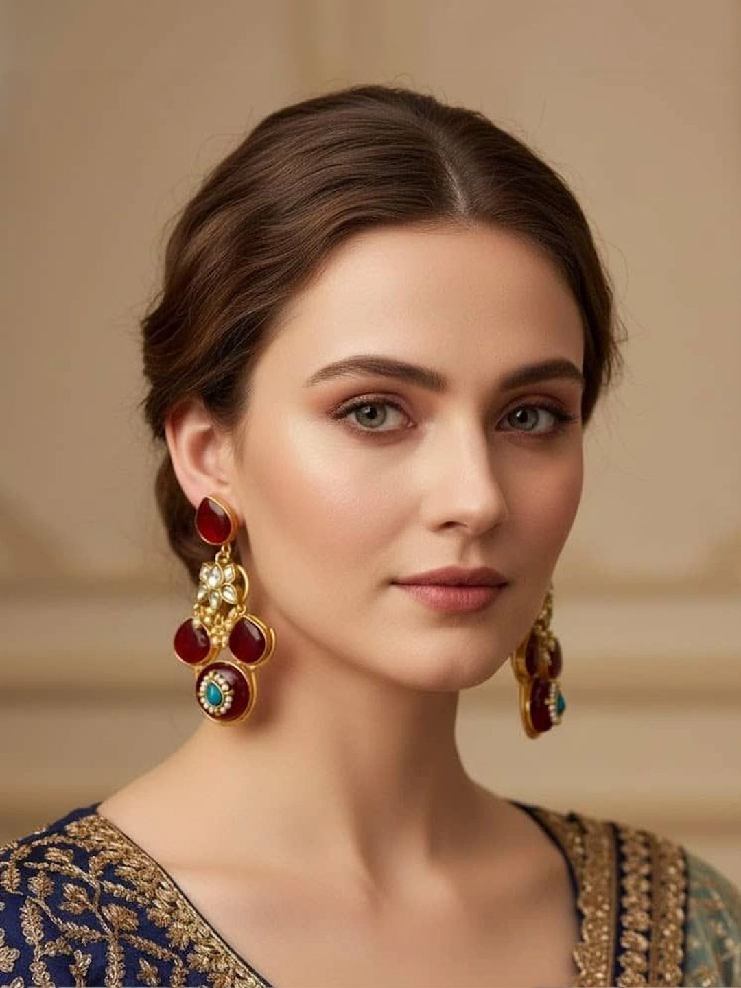9ROCK Geometric Drop Earrings-picture-11