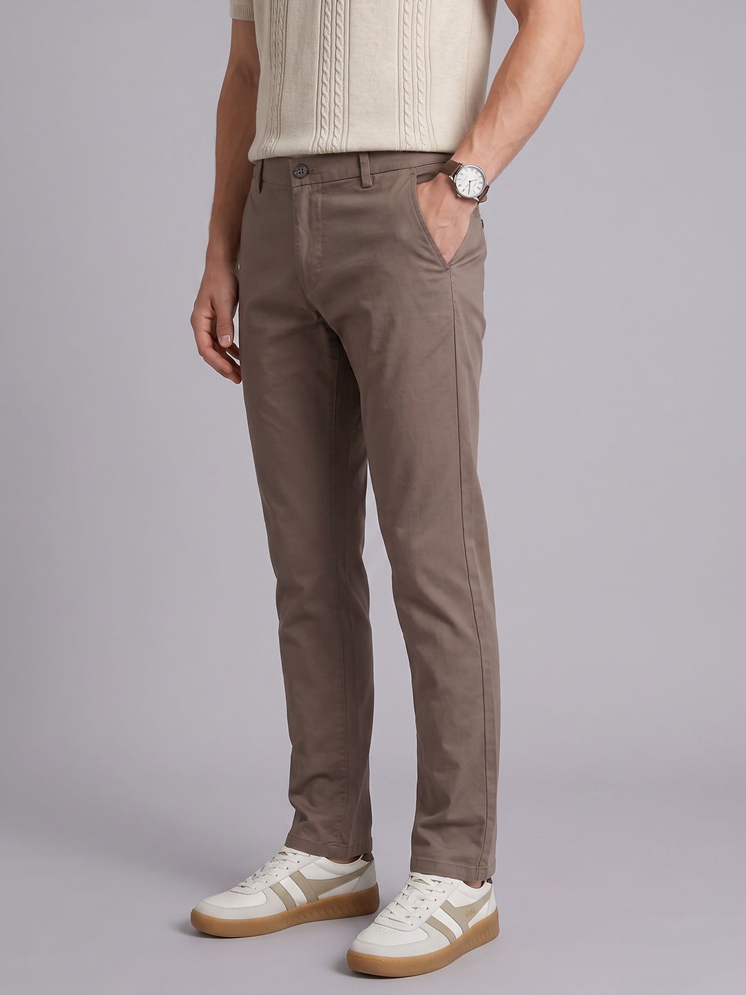 Arrow Sport Men Bronson Slim Fit Woven Trousers-picture-36